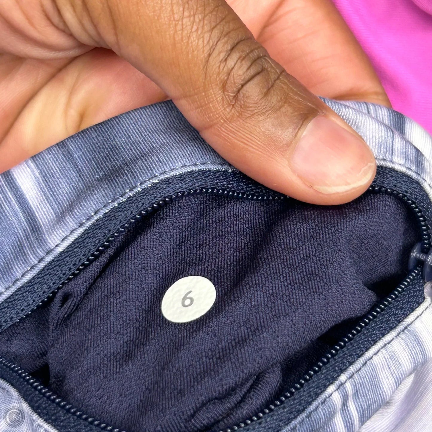 Athletic Leggings By Lululemon In Blue, Size: 6