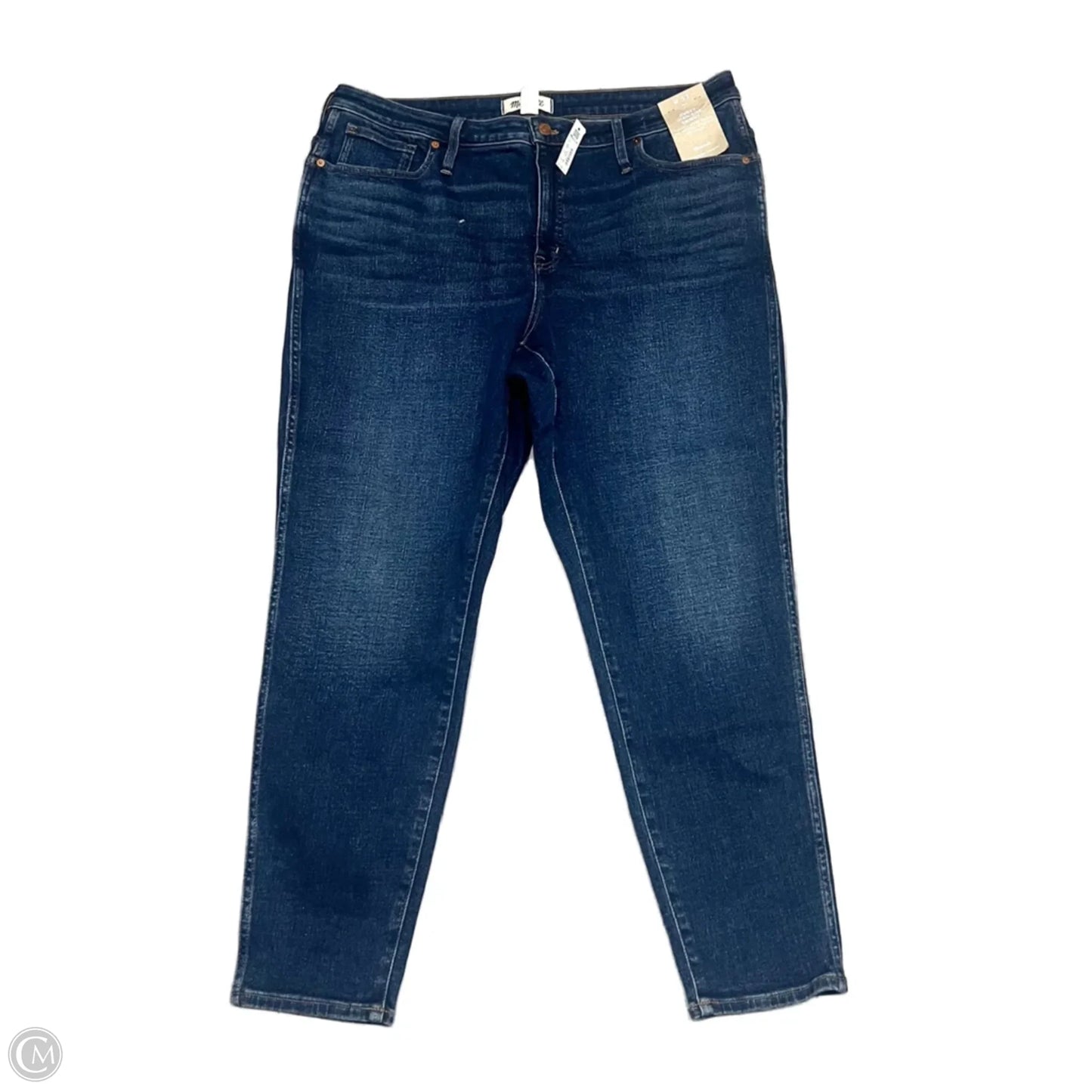 Jeans Skinny By Madewell In Blue Denim, Size: 16