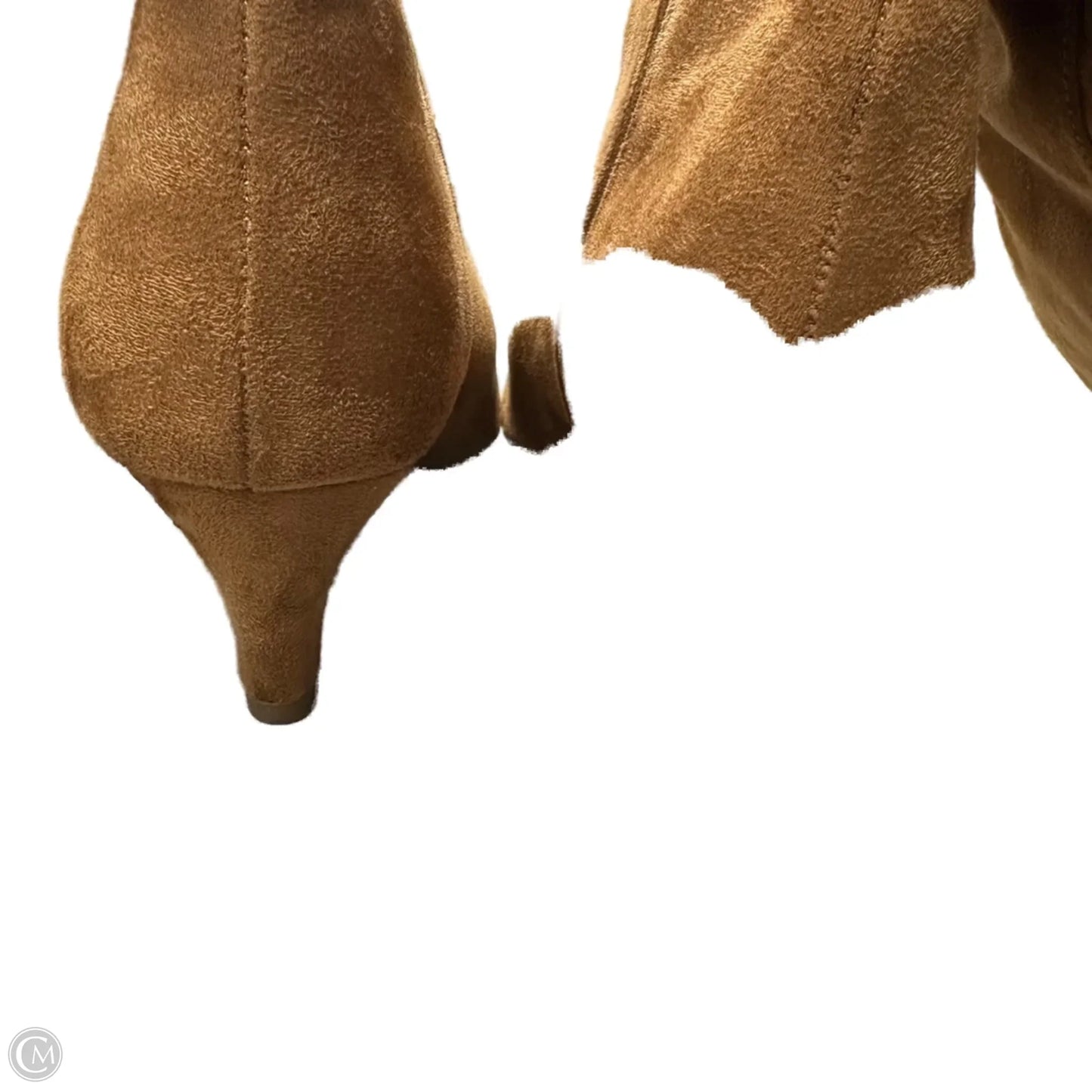 Boots Knee Heels By Universal Thread In Tan, Size: 10