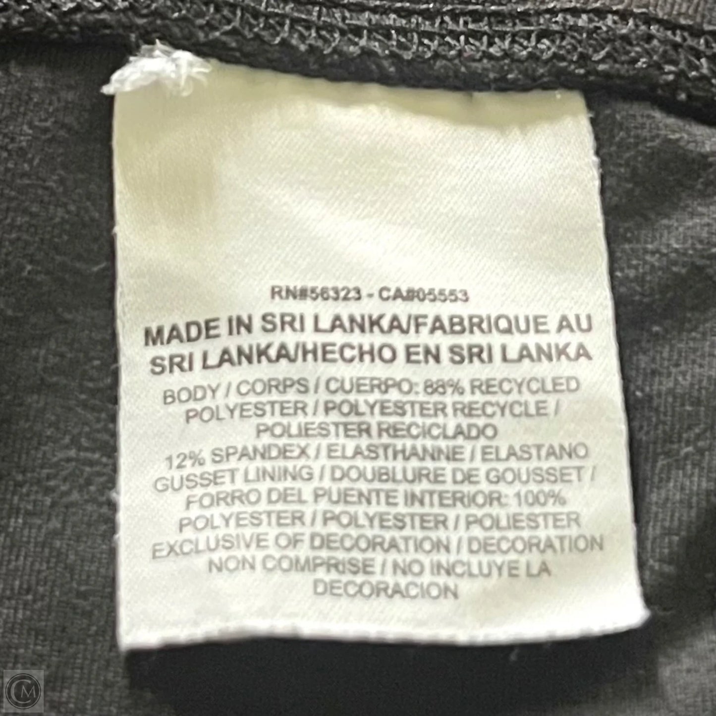 Athletic Leggings By Nike In Black, Size: 4