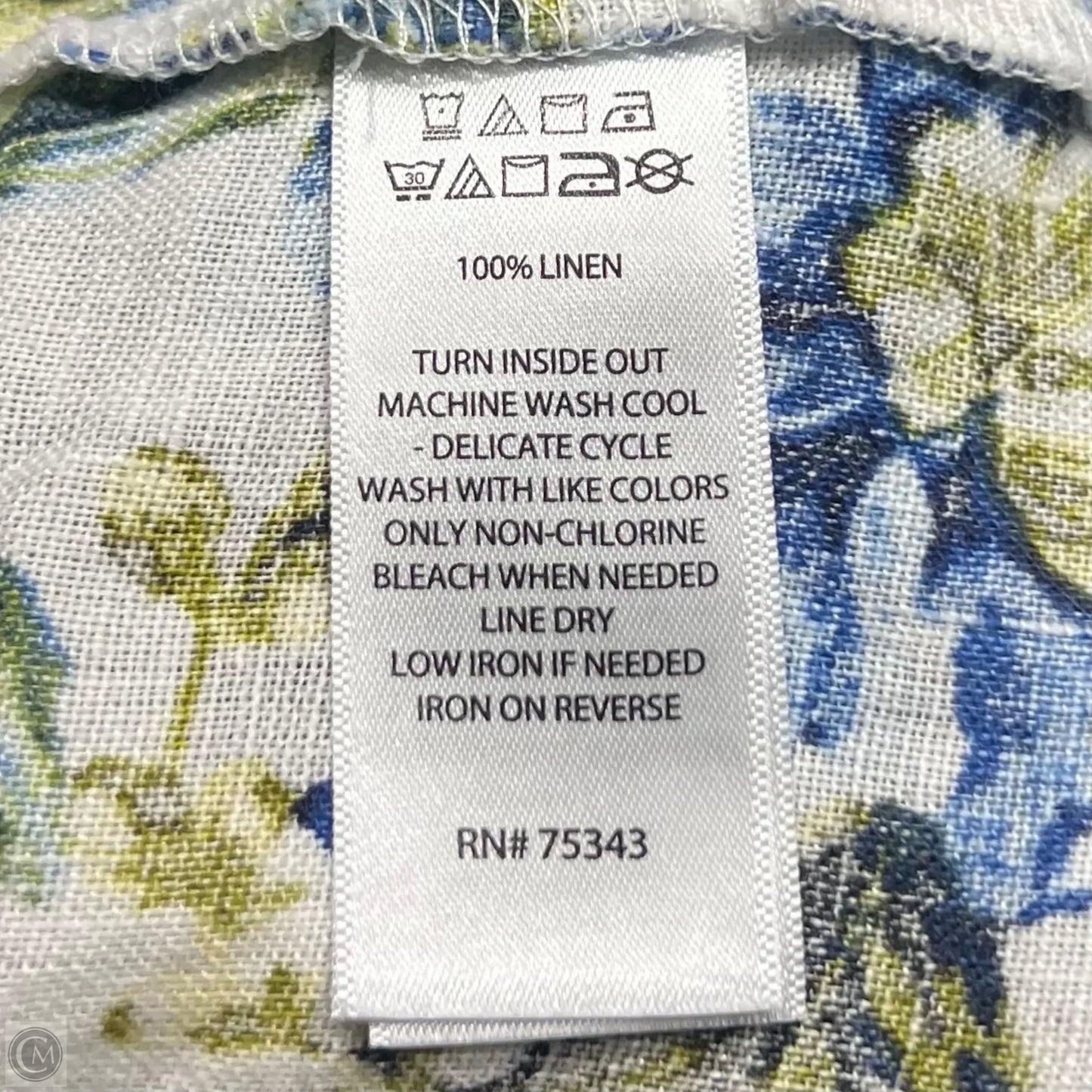 Top Long Sleeve By Joie In Blue & White, Size: M