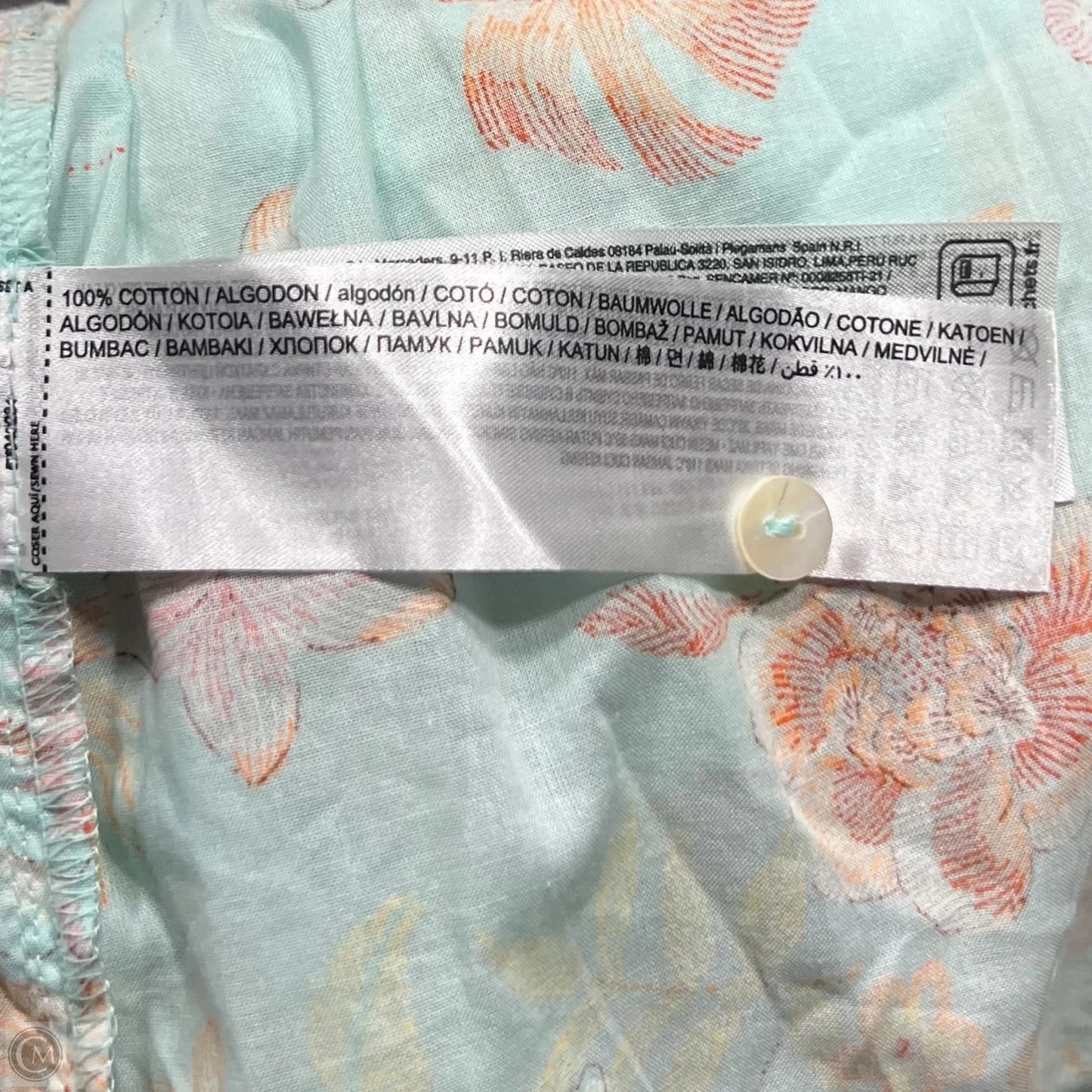 Romper By Mng In Blue & Orange, Size: M