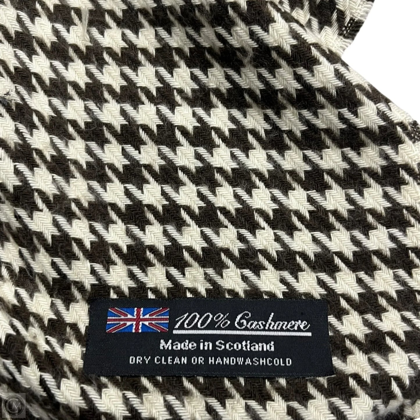 Scarf Cashmere In Brown & Cream