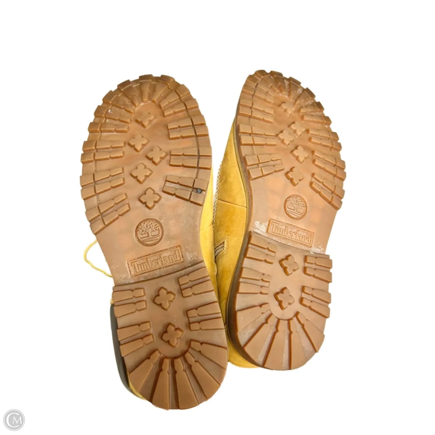 Boots Knee Heels By Timberland In Tan, Size: 5