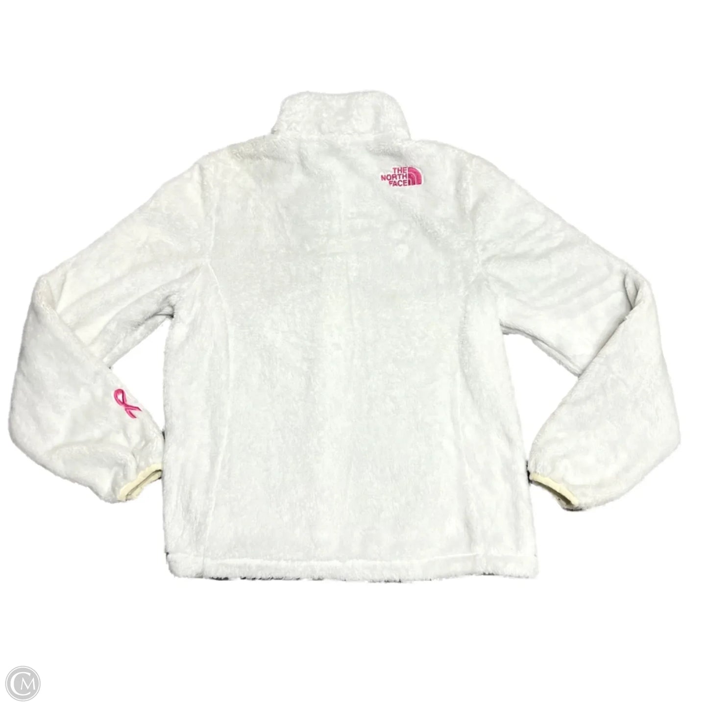Jacket Faux Fur & Sherpa By The North Face In Pink & White, Size: Xs