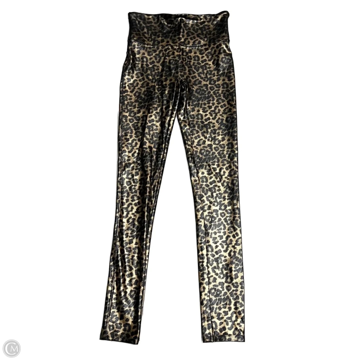 Athletic Leggings By Spanx In Leopard Print, Size: 4