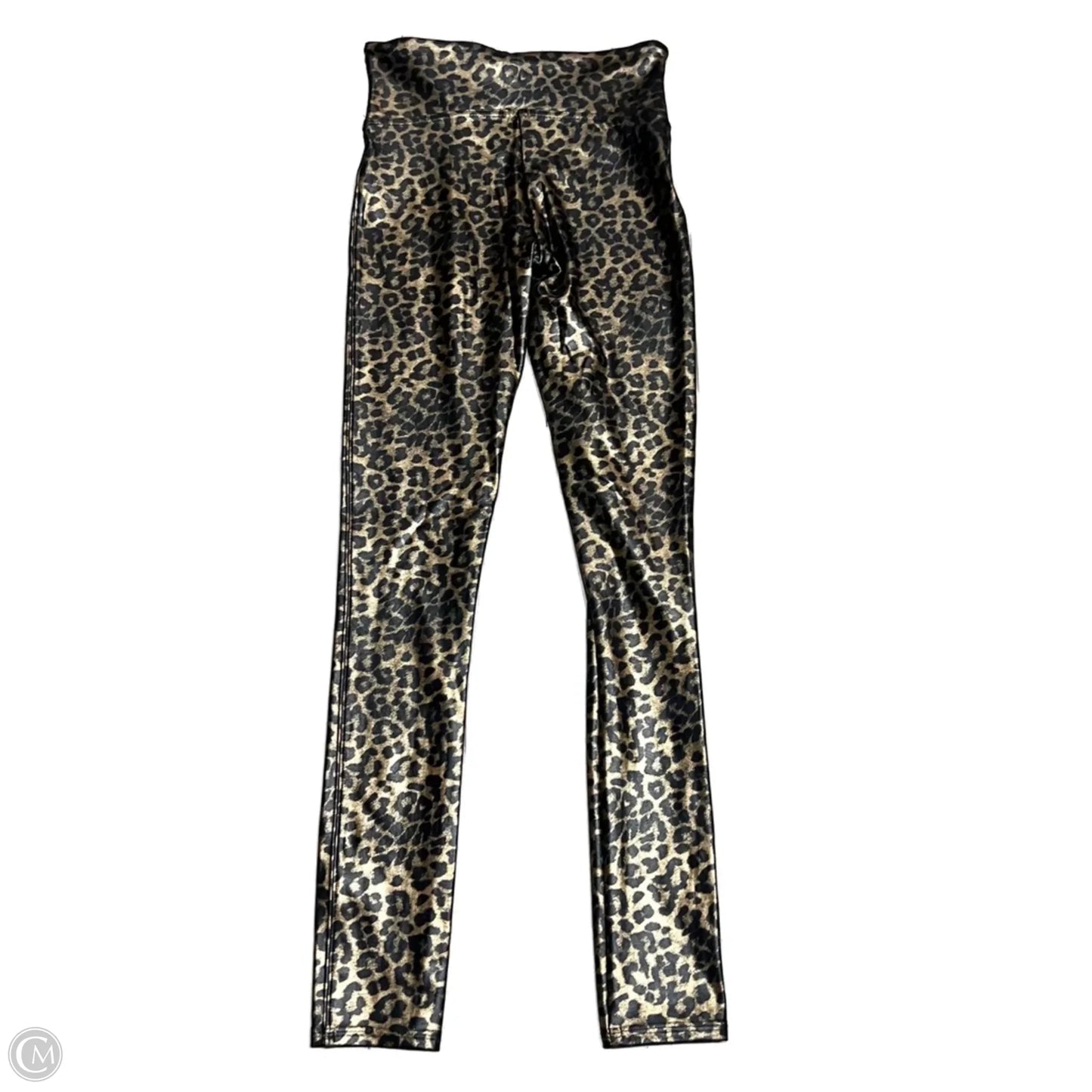 Athletic Leggings By Spanx In Leopard Print, Size: 4