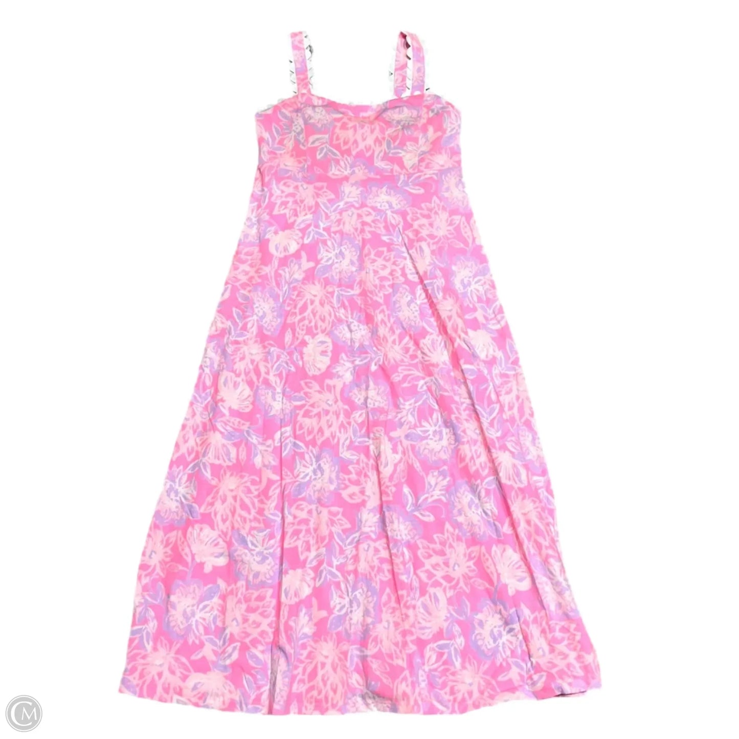Dress Designer By Lilly Pulitzer In Pink & Purple, Size: M