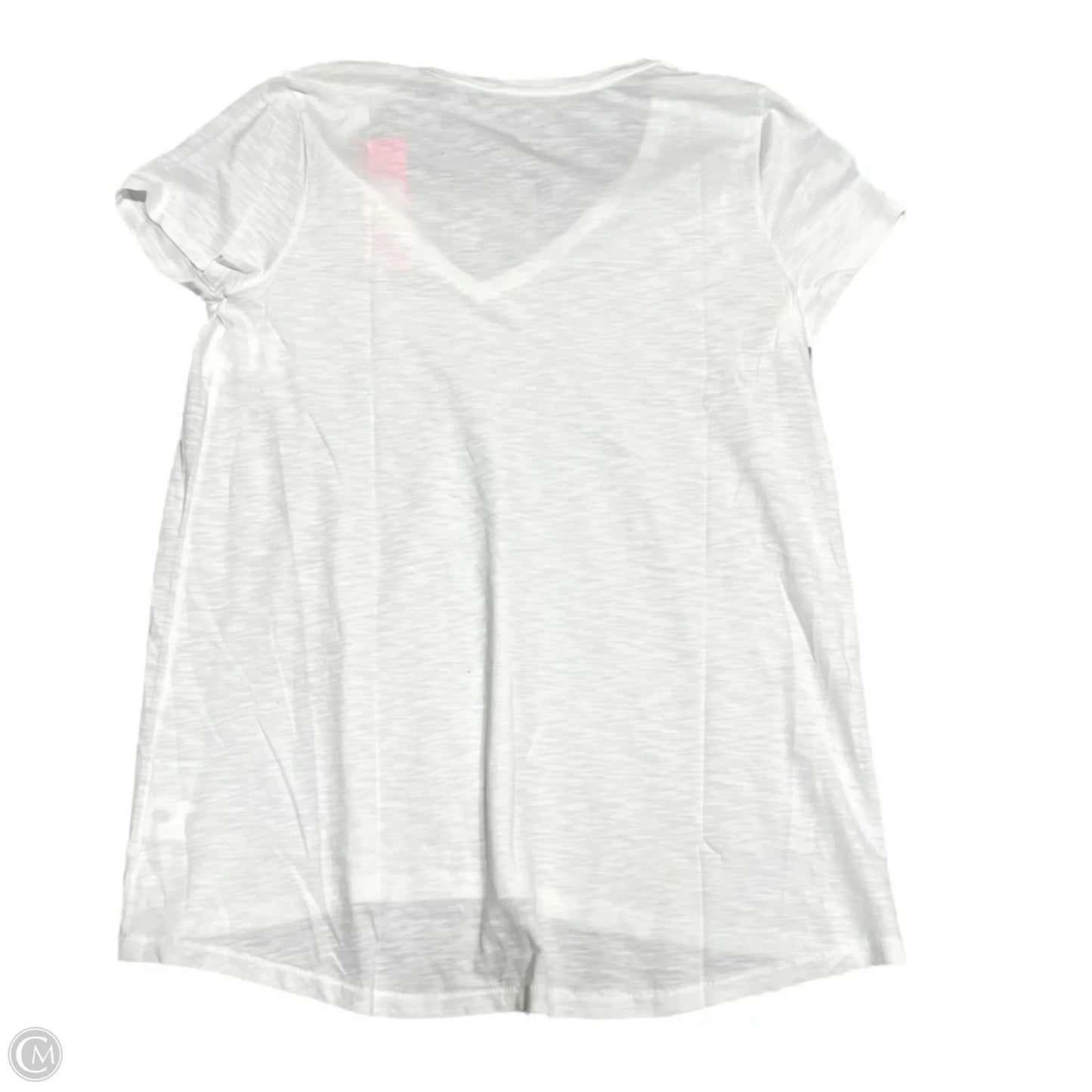 Top Short Sleeve Designer By Lilly Pulitzer In White, Size: M