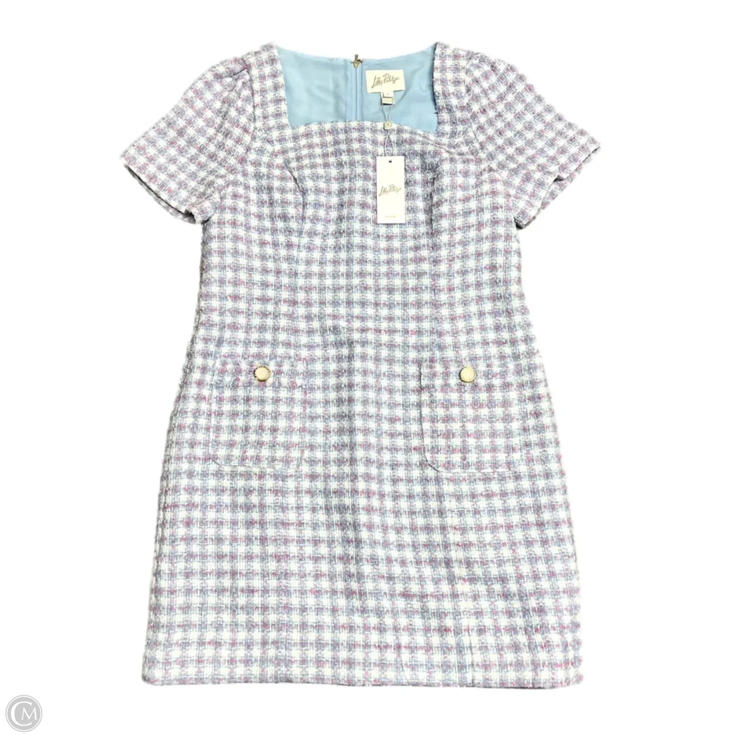 Dress Designer By Lilly Pulitzer In Blue & Pink, Size: S