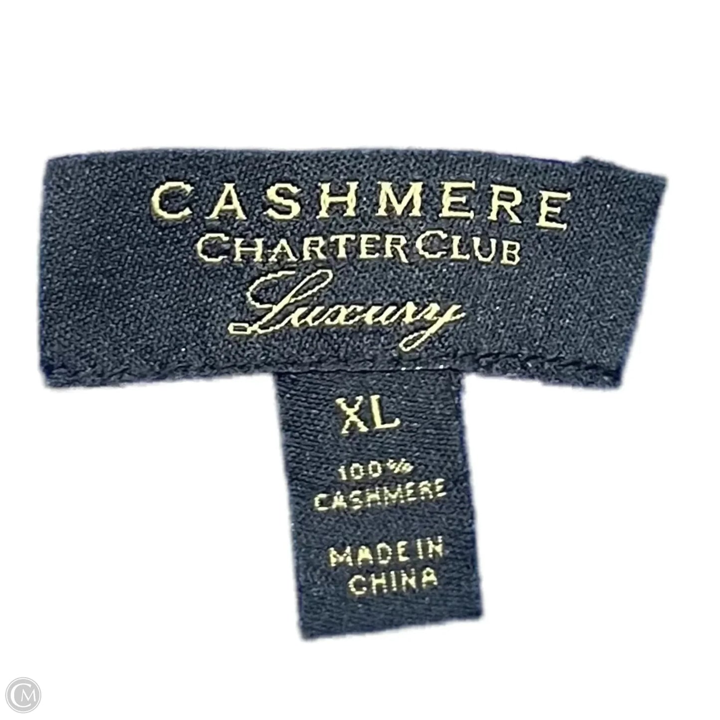 Sweater By Charter Club In Blue, Size: Xl