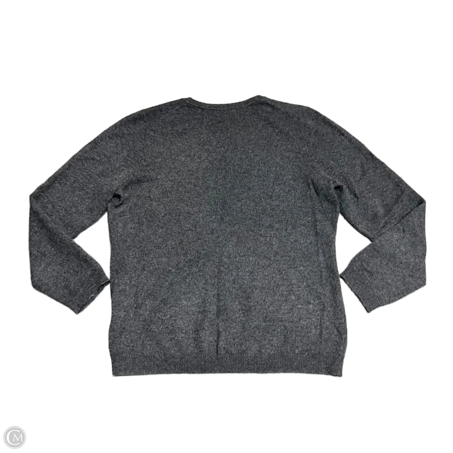Sweater By Charter Club In Grey, Size: Xl
