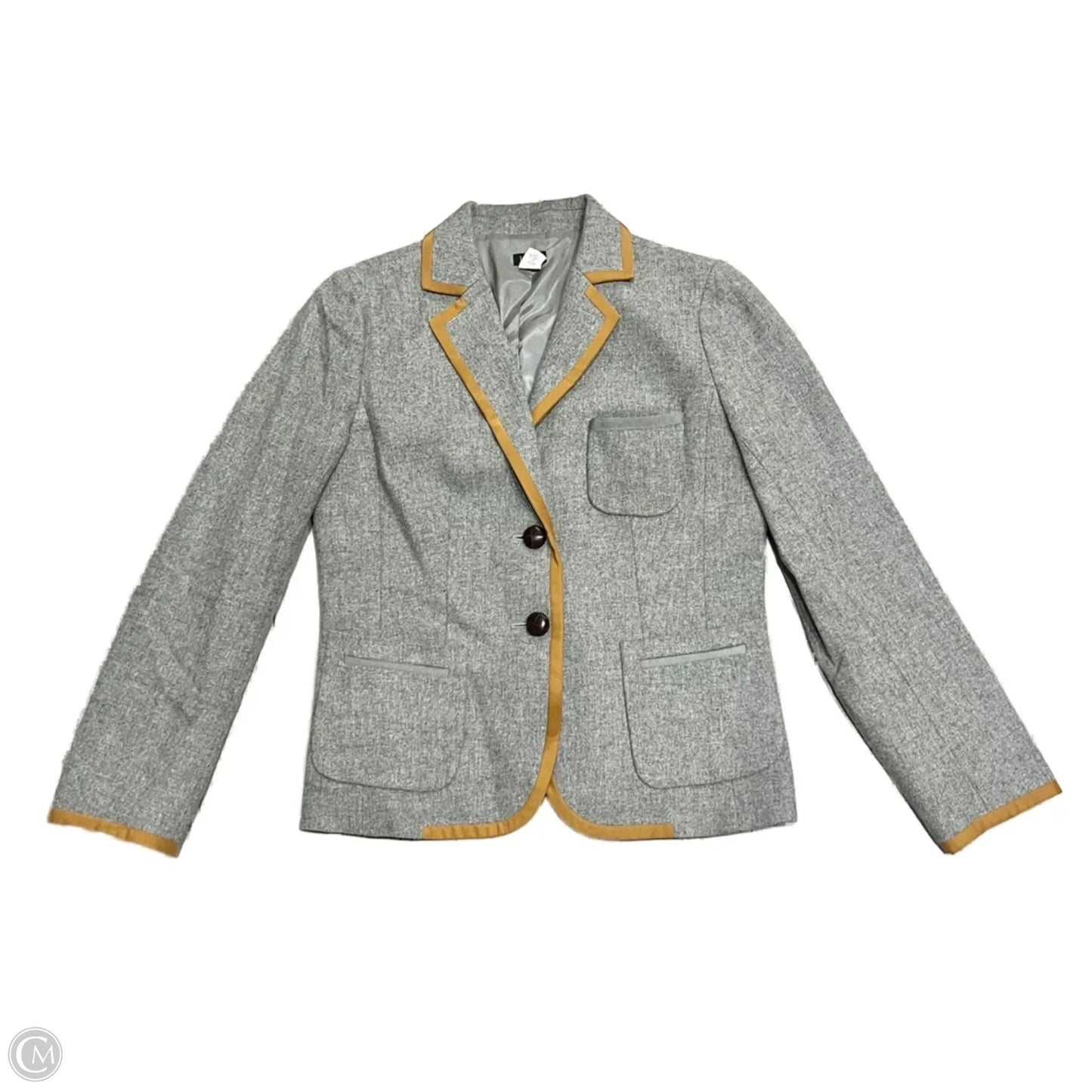 Blazer By J. Crew In Brown & Grey, Size: L