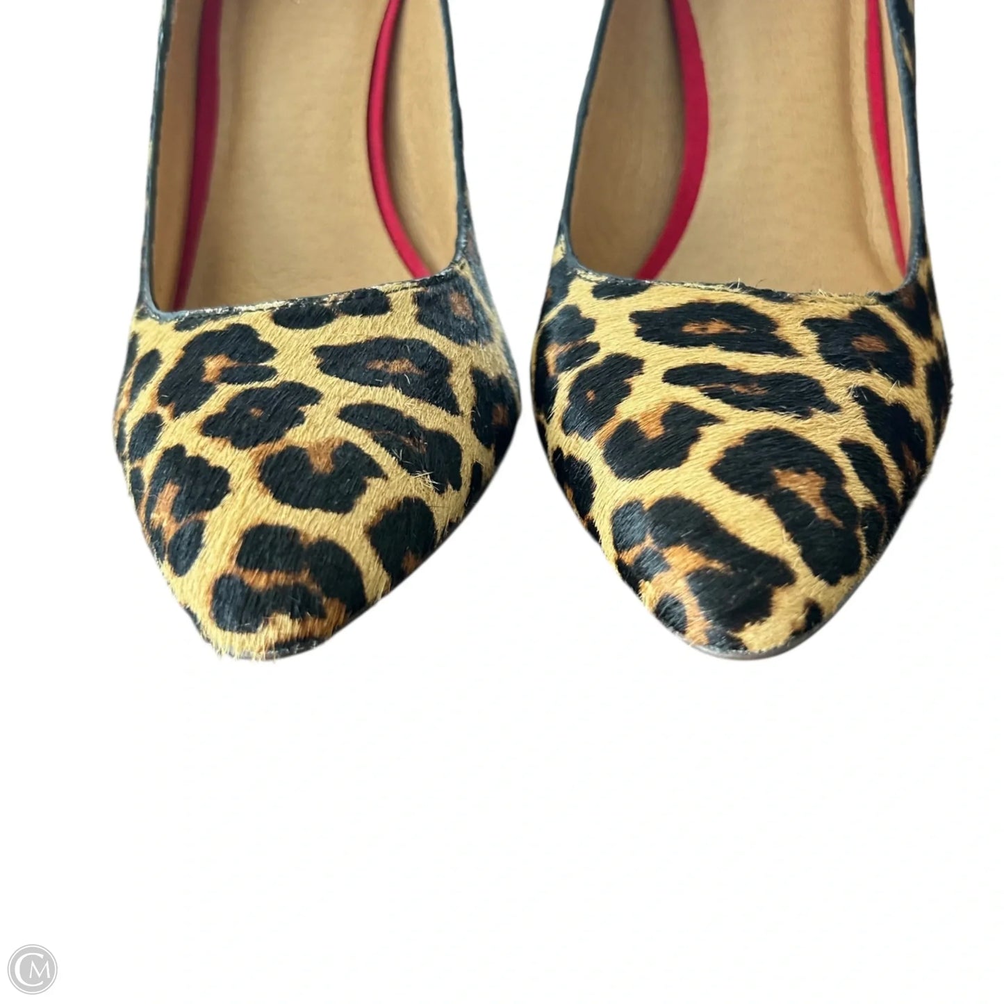 Shoes Heels Block By Crown Vintage In Leopard Print, Size: 7