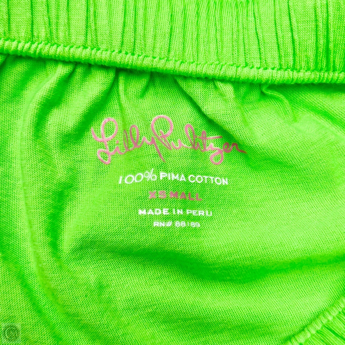 Top Sleeveless Designer By Lilly Pulitzer In Green, Size: Xs