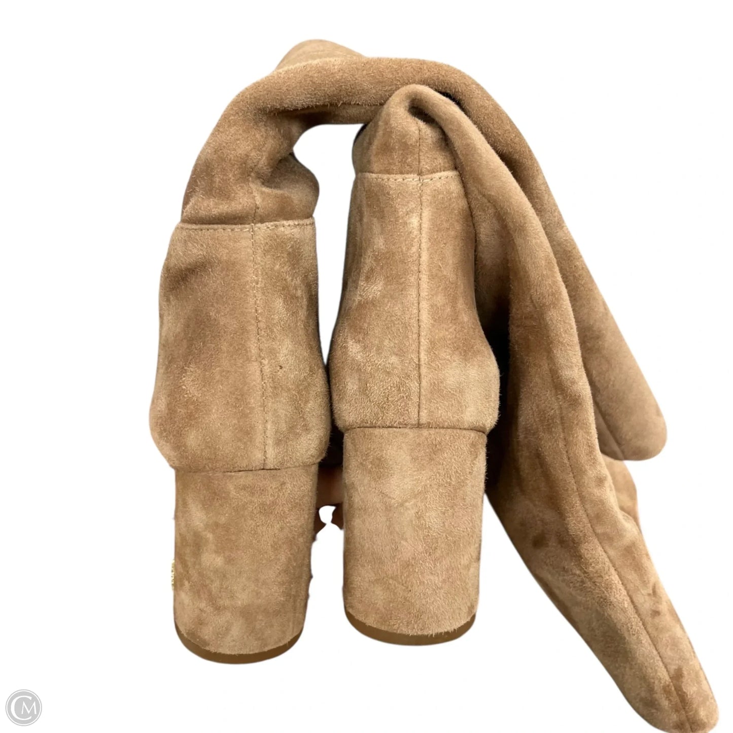 Boots Knee Heels By Sam Edelman In Tan, Size: 7.5