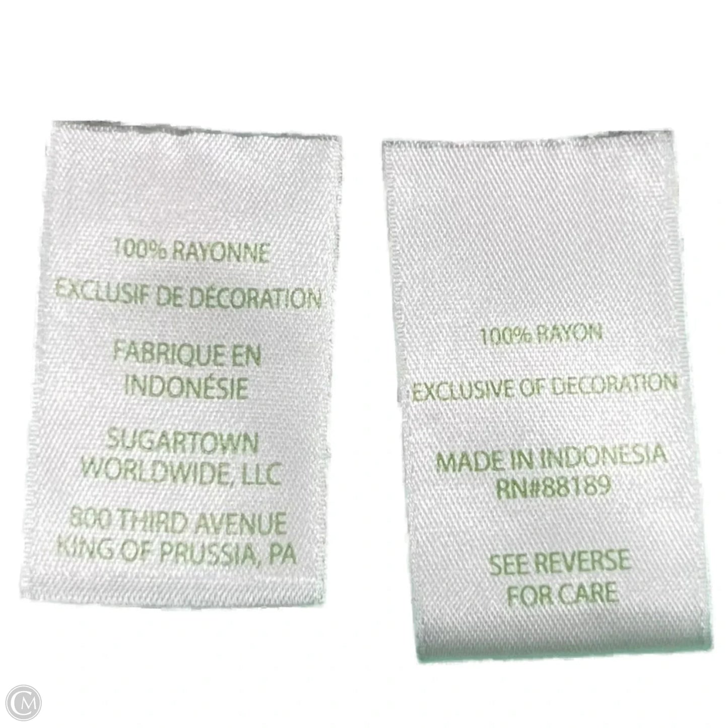 Dress Designer By Lilly Pulitzer In Green & White, Size: M