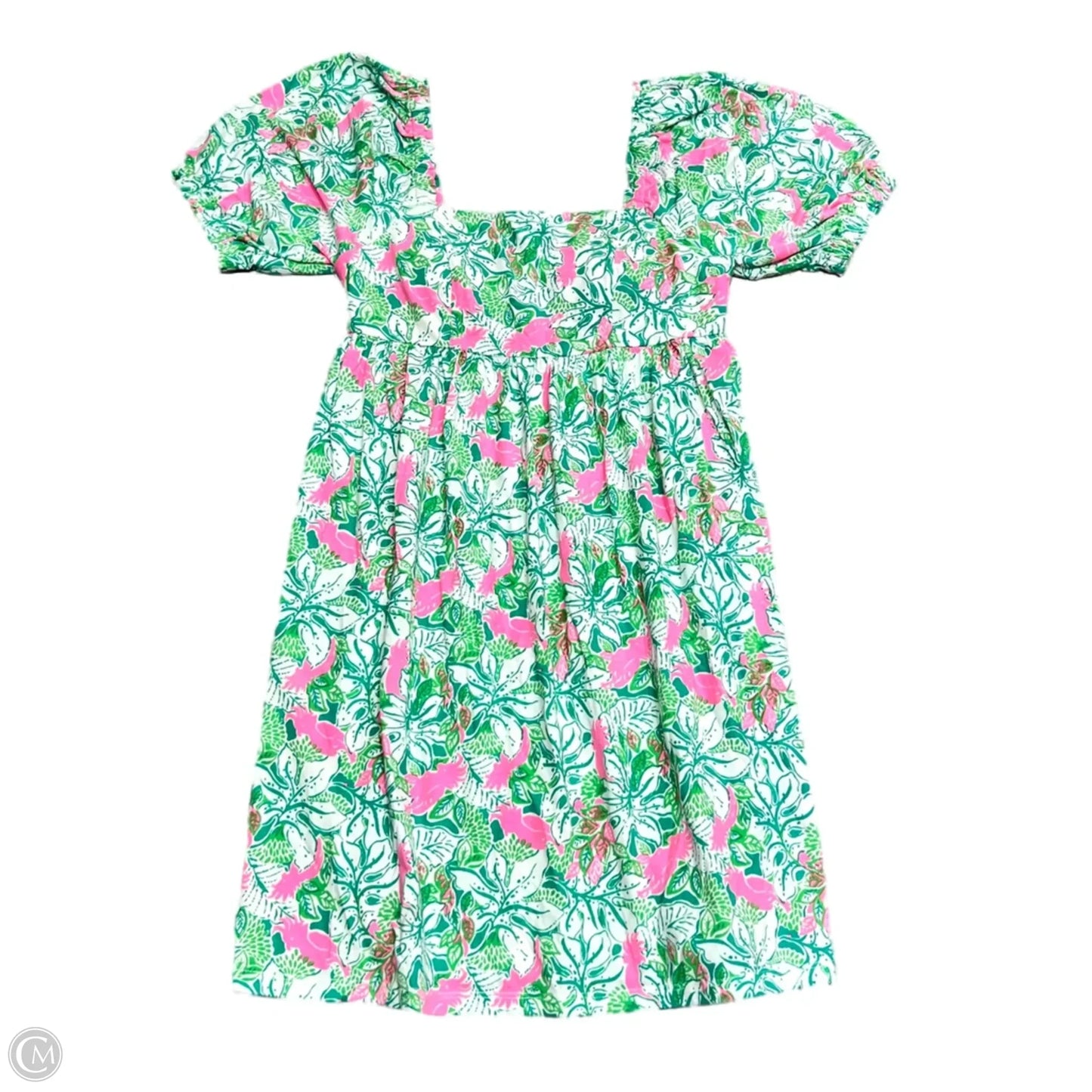 Dress Designer By Lilly Pulitzer In Green & Pink, Size: S
