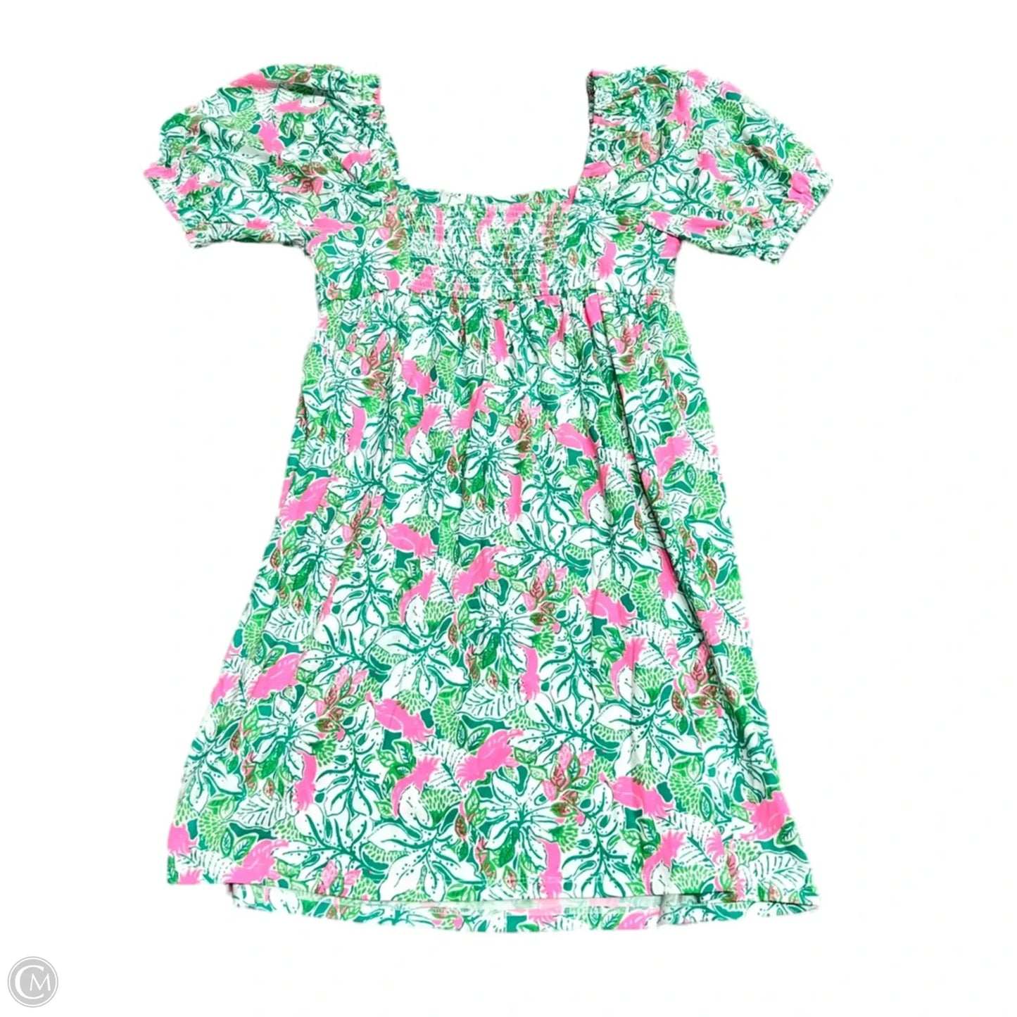 Dress Designer By Lilly Pulitzer In Green & Pink, Size: S