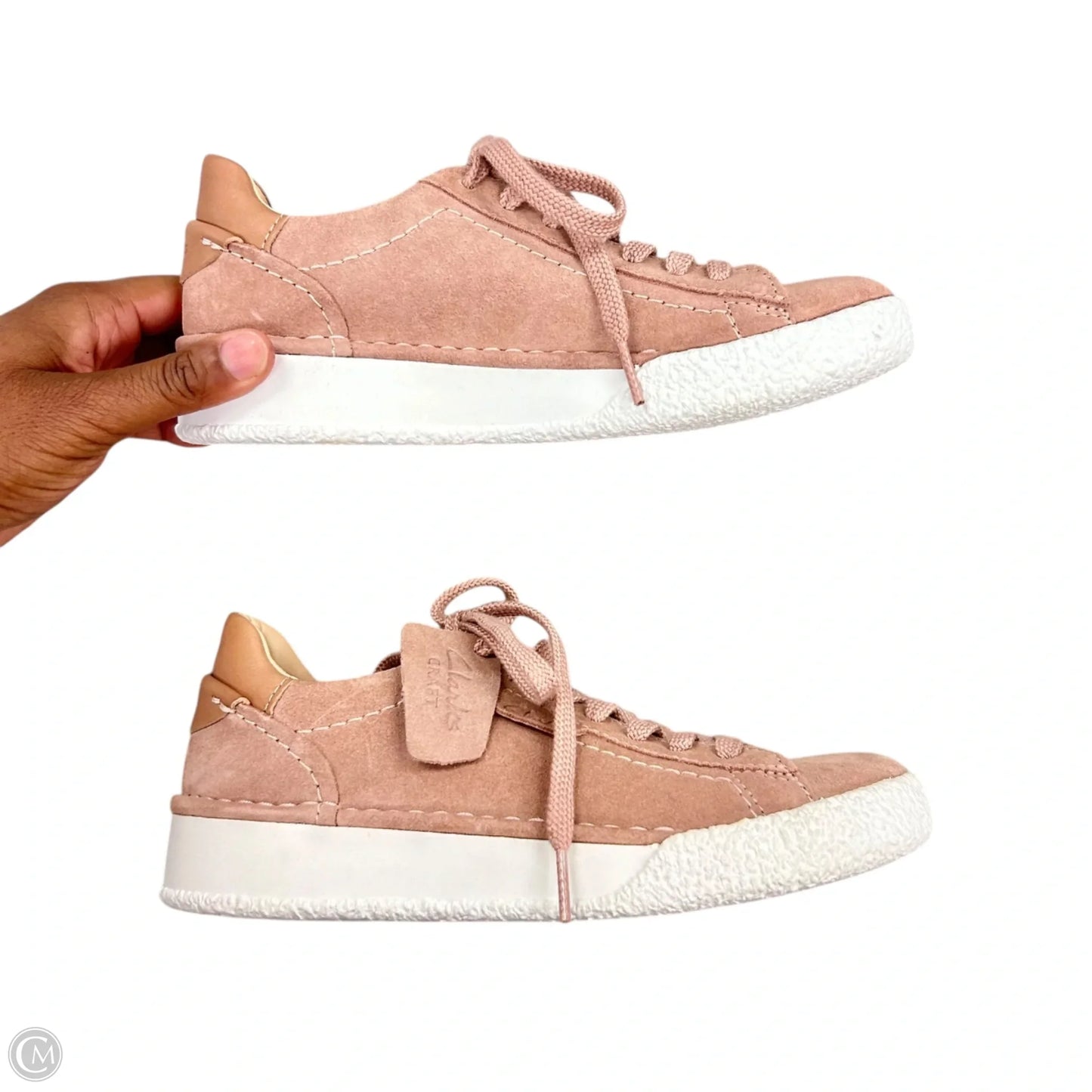 Shoes Sneakers By Clarks In Mauve, Size: 6.5