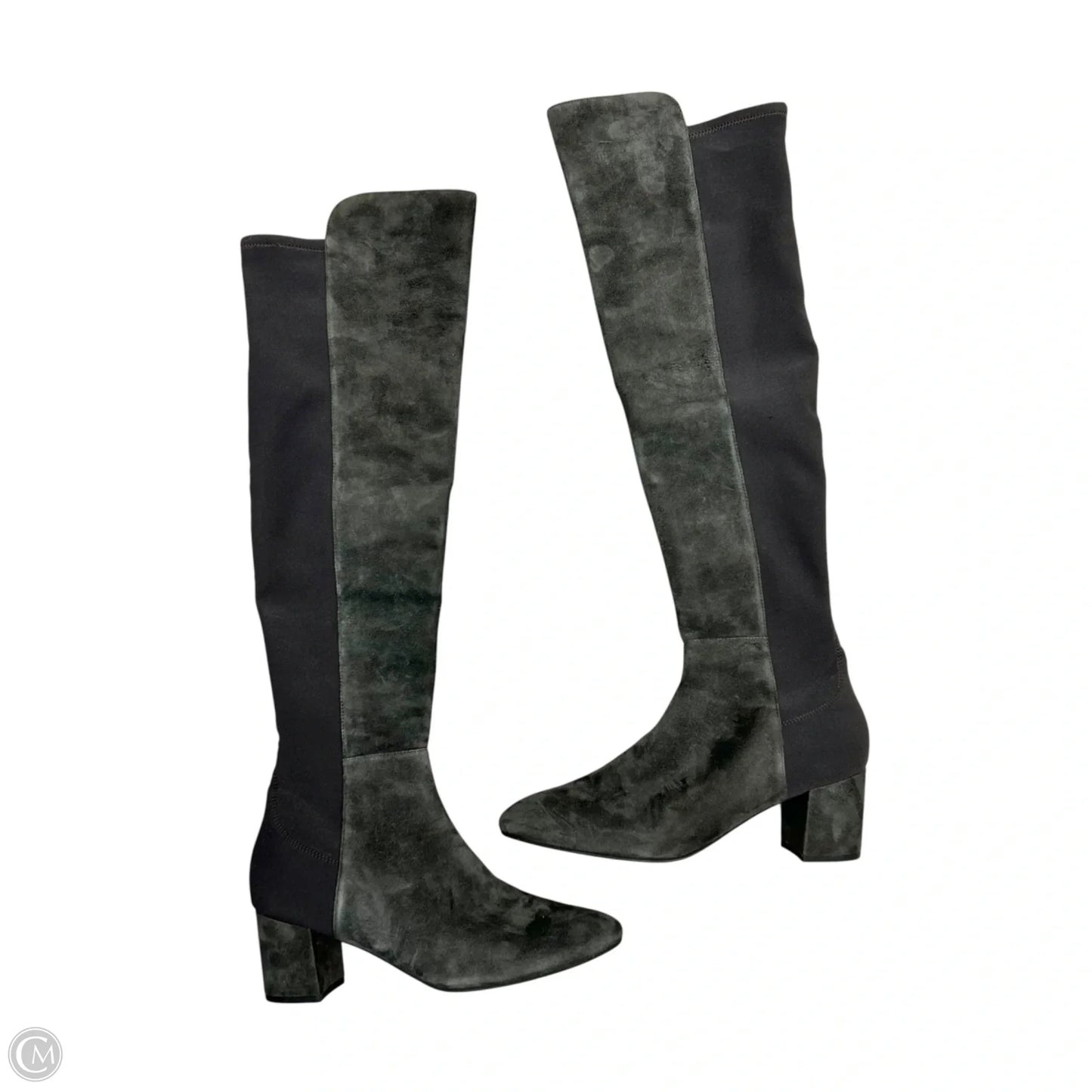 Boots Designer By Stuart Weitzman In Grey, Size: 9.5