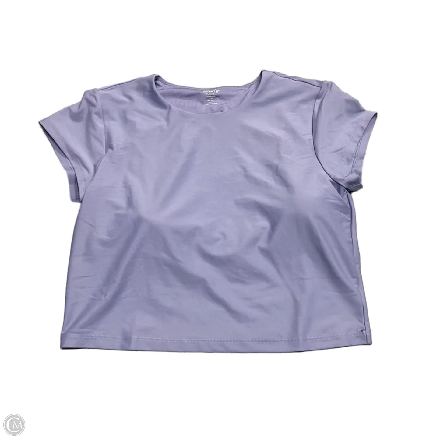 Athletic Top Short Sleeve By Old Navy In Purple, Size: Xl