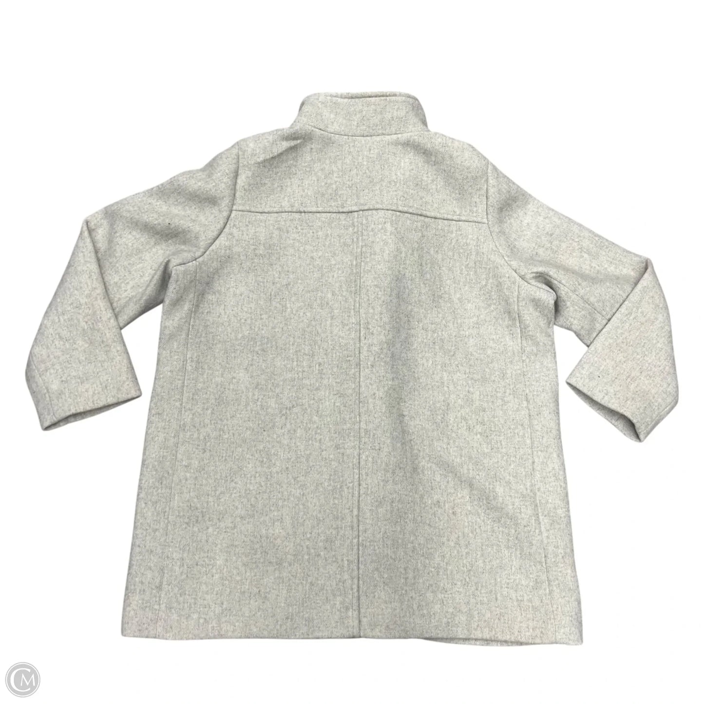 Coat Peacoat By J. Crew In Grey, Size: 3x