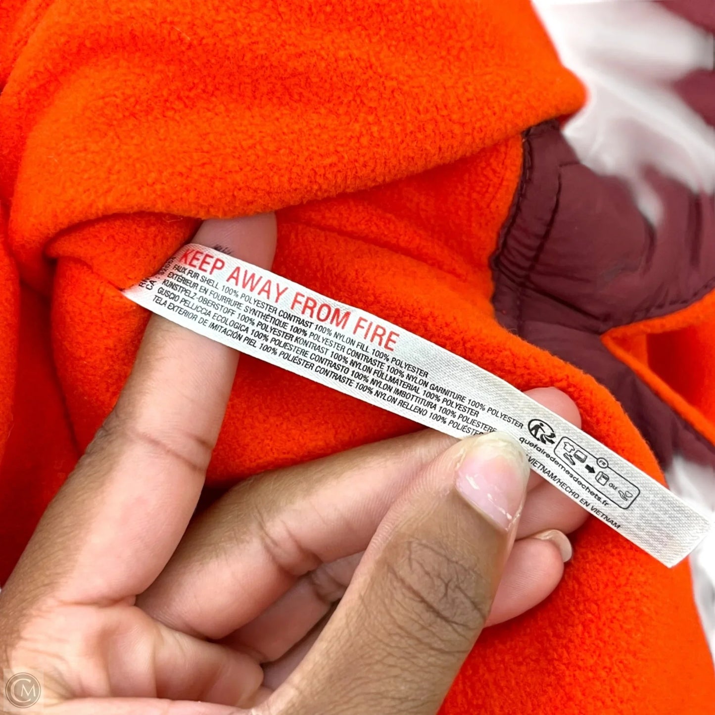 Sweatshirt Collar By Free People In Orange, Size: L