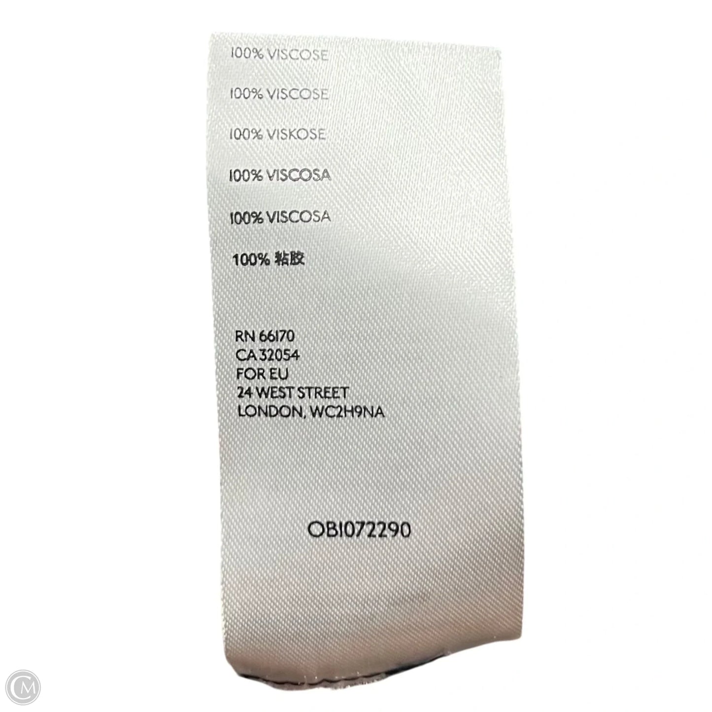 Top Long Sleeve By Maeve In Blue & Orange, Size: S