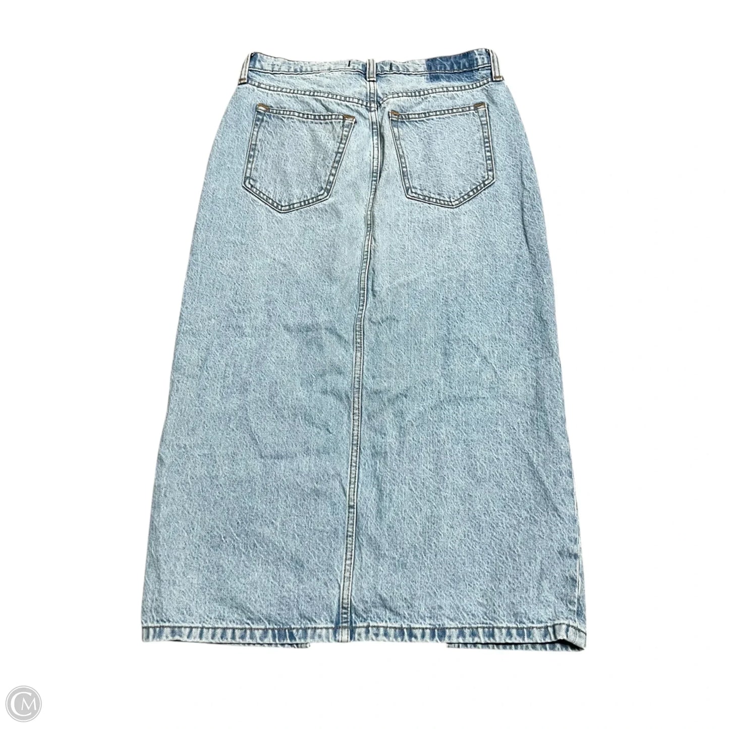 Skirt Maxi By Abercrombie And Fitch In Blue Denim, Size: 4