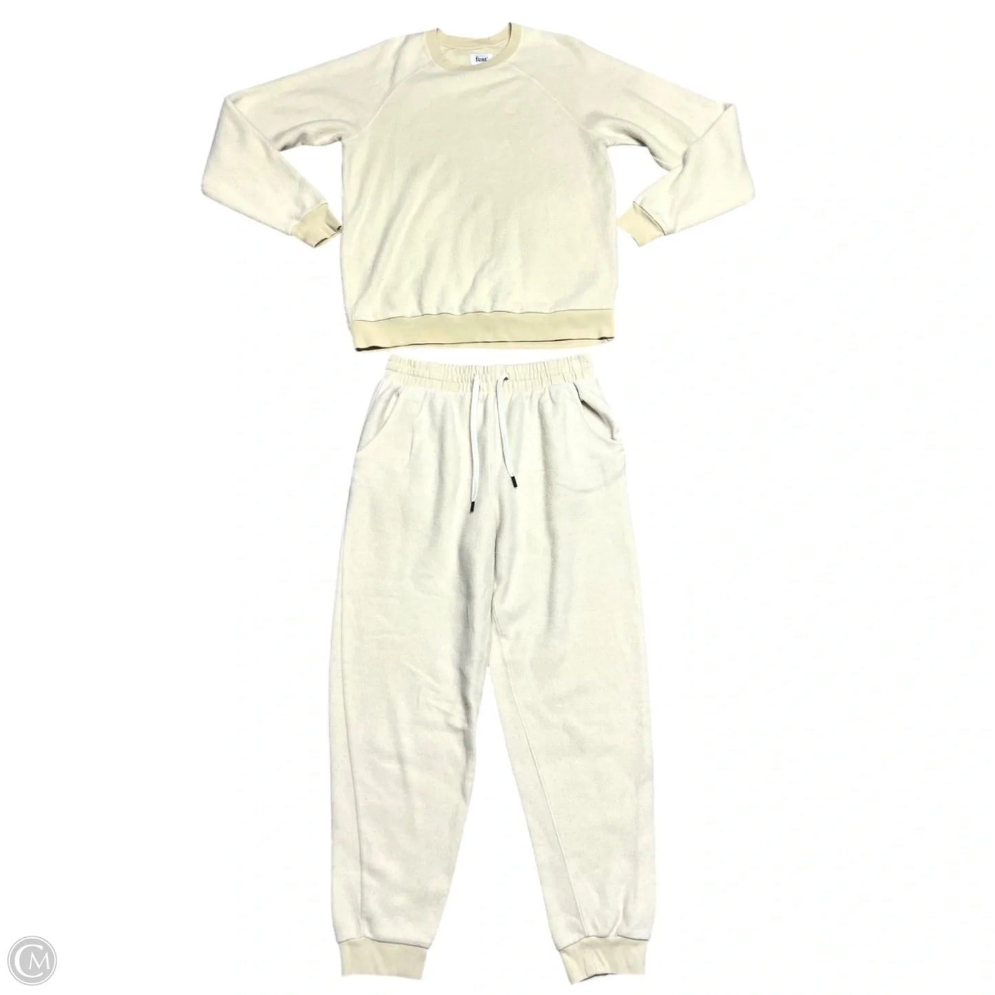 Pants Set 2pc By Feat In Cream, Size: M
