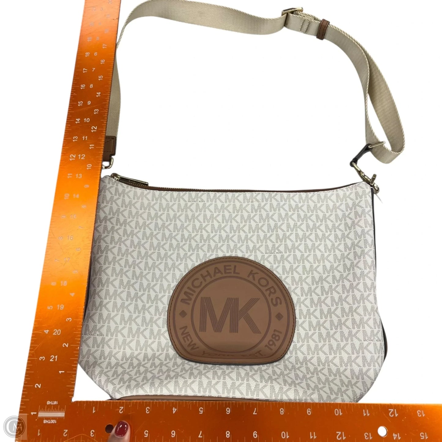 Crossbody Designer By Michael Kors, Size: Medium