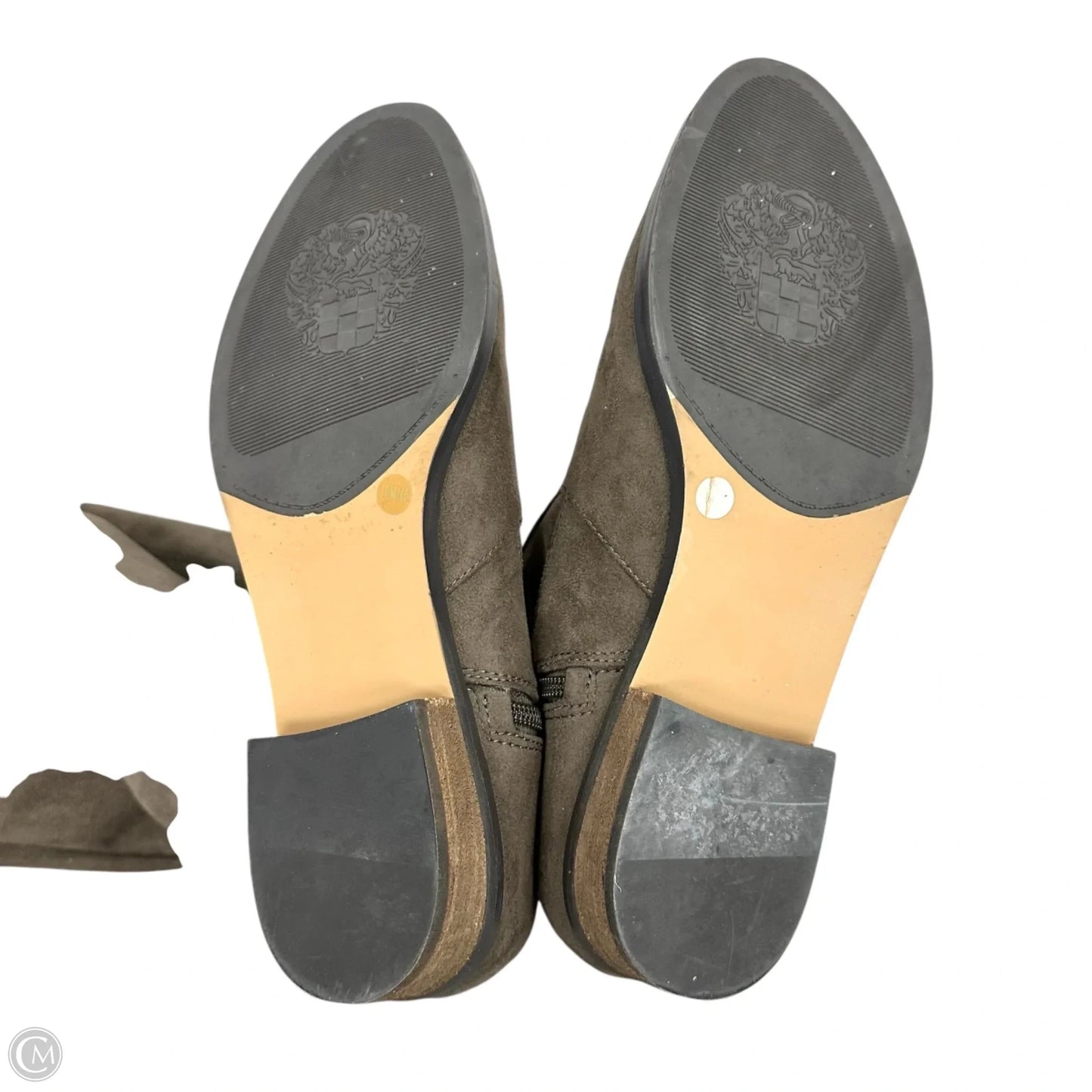 Boots Over-the-knee Heels By Vince Camuto In Taupe, Size: 10