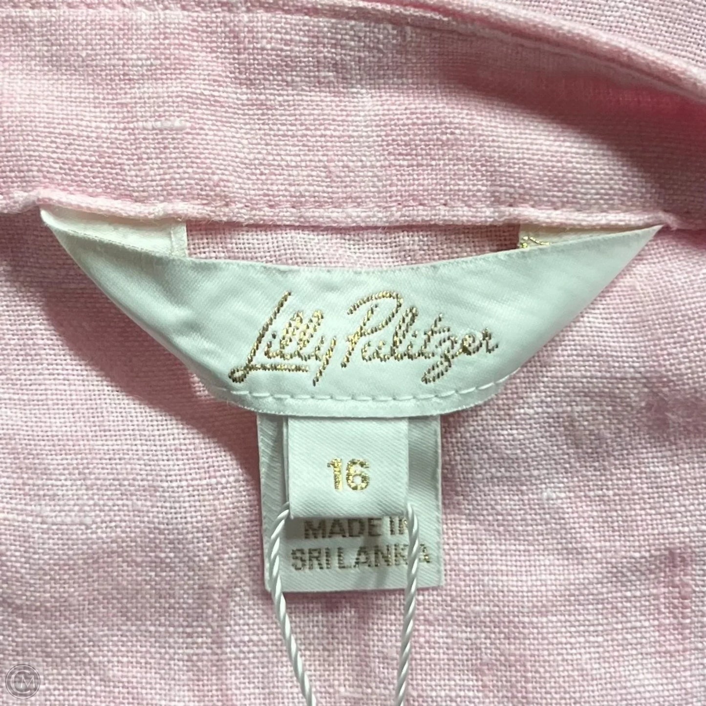 Top Sleeveless Designer By Lilly Pulitzer In Pink, Size: Xl