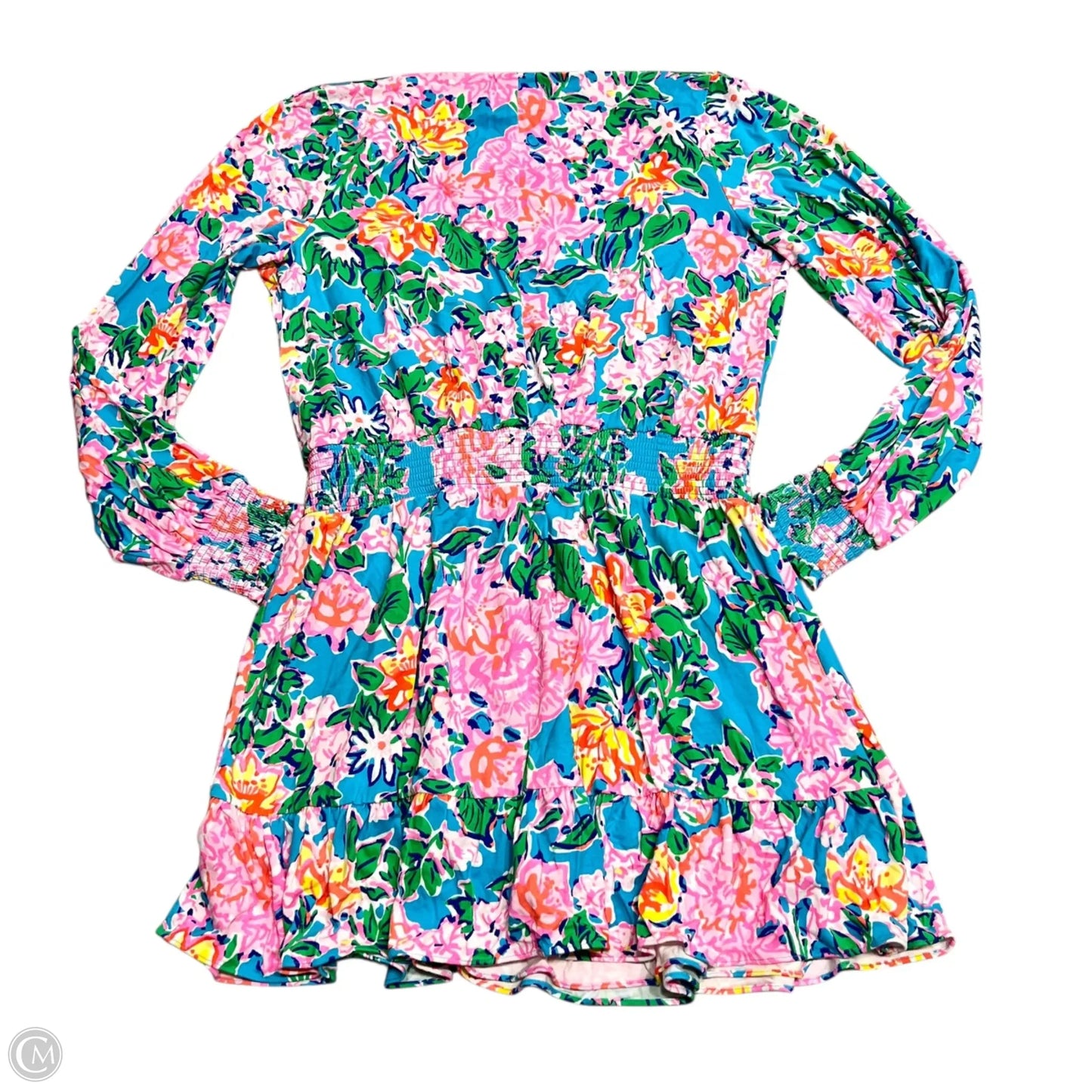 Romper Designer By Lilly Pulitzer In Blue & Orange, Size: Xl