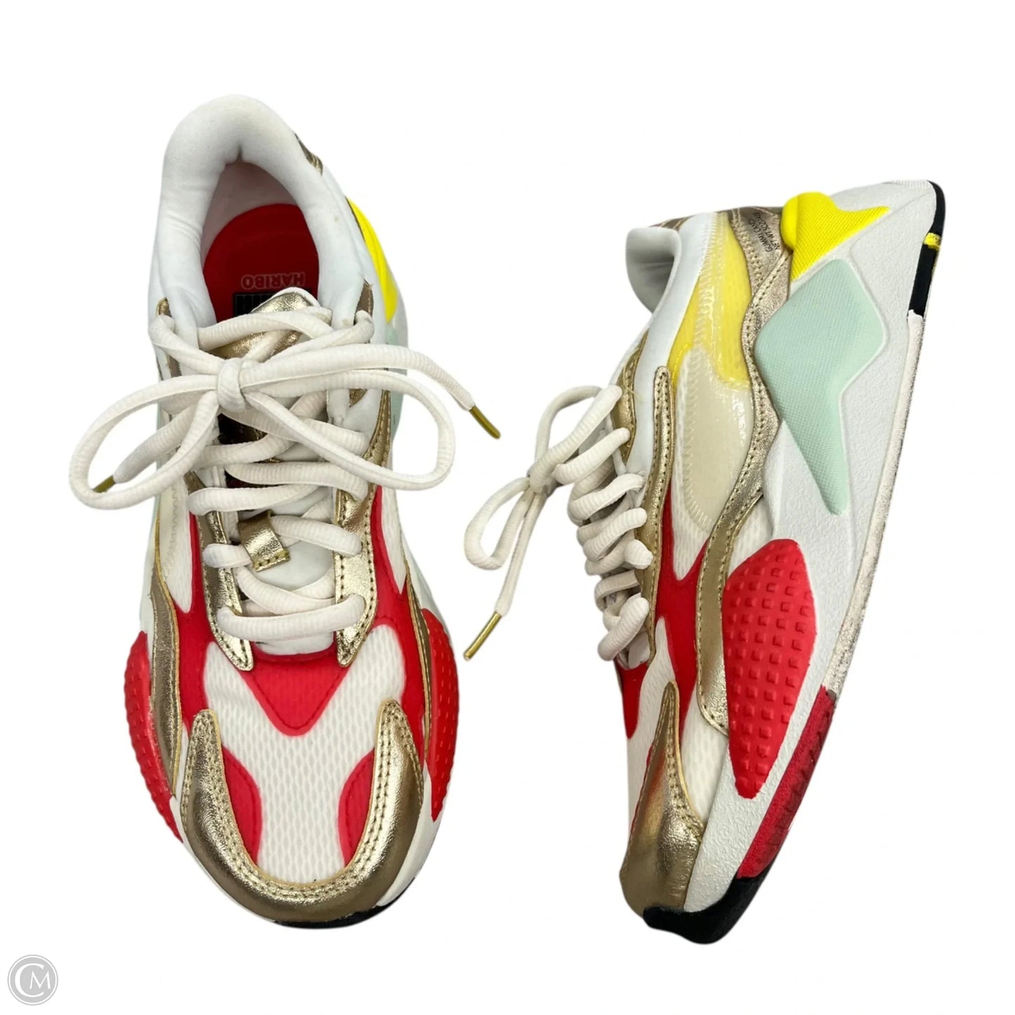 Shoes Sneakers By Puma In Cream & Red, Size: 7.5