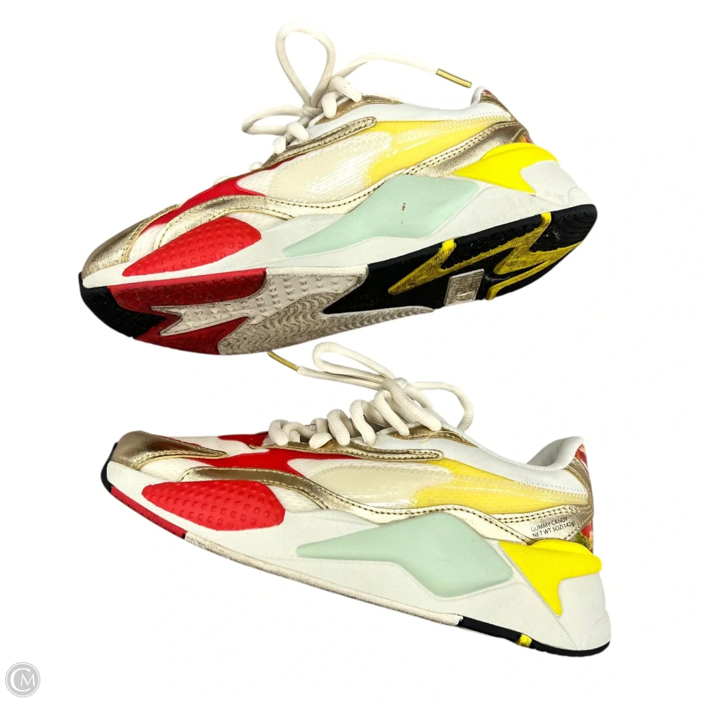 Shoes Sneakers By Puma In Cream & Red, Size: 7.5