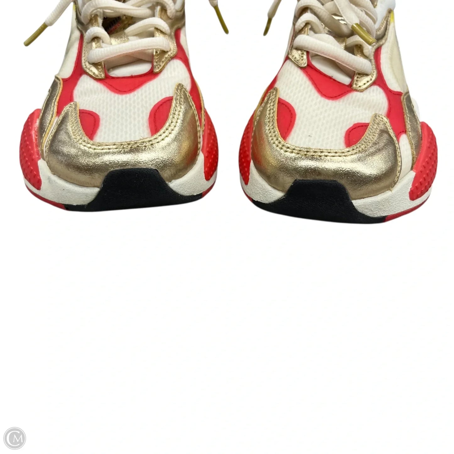 Shoes Sneakers By Puma In Cream & Red, Size: 7.5