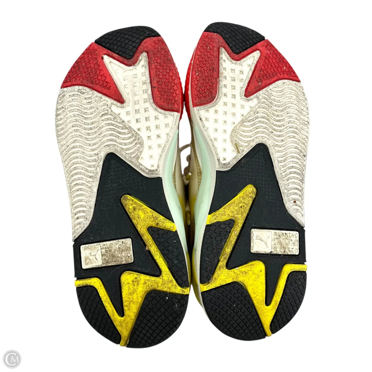 Shoes Sneakers By Puma In Cream & Red, Size: 7.5