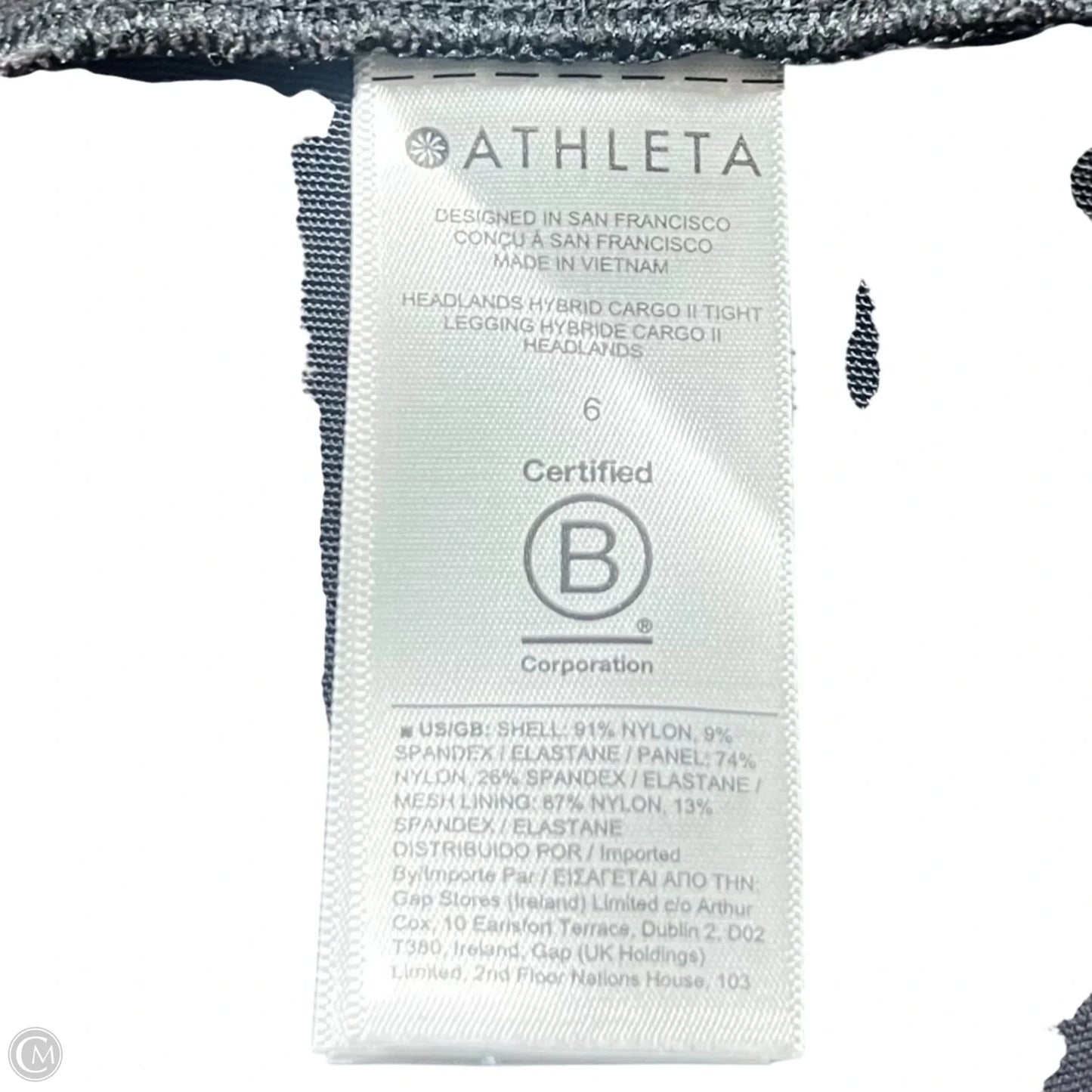 Athletic Pants By Athleta In Black, Size: 6