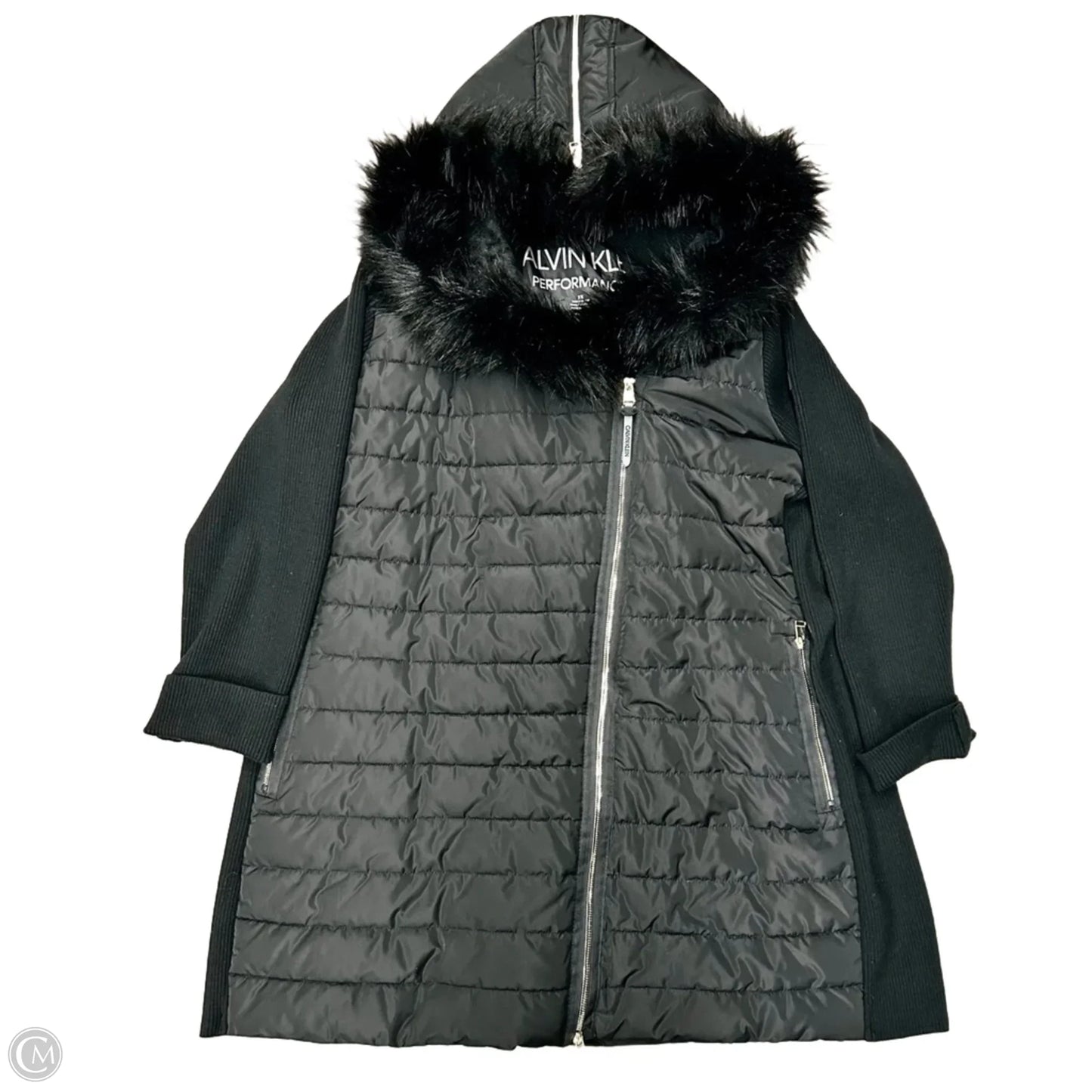 Coat Puffer & Quilted By Calvin Klein In Black, Size: 3x