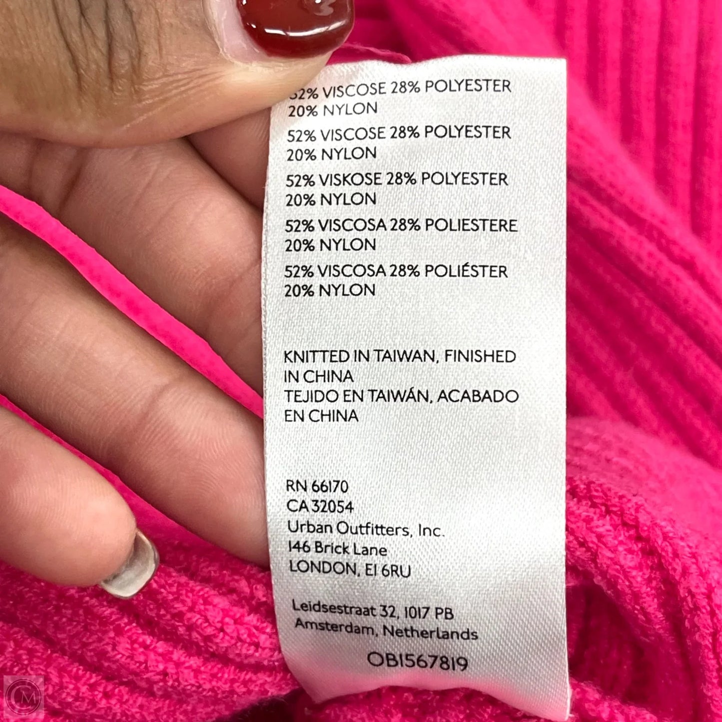 Sweater By Anthropologie In Pink, Size: M