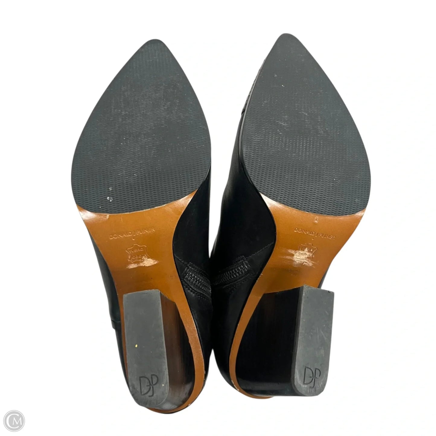 Boots Ankle Heels By Donald Pliner In Black, Size: 9.5