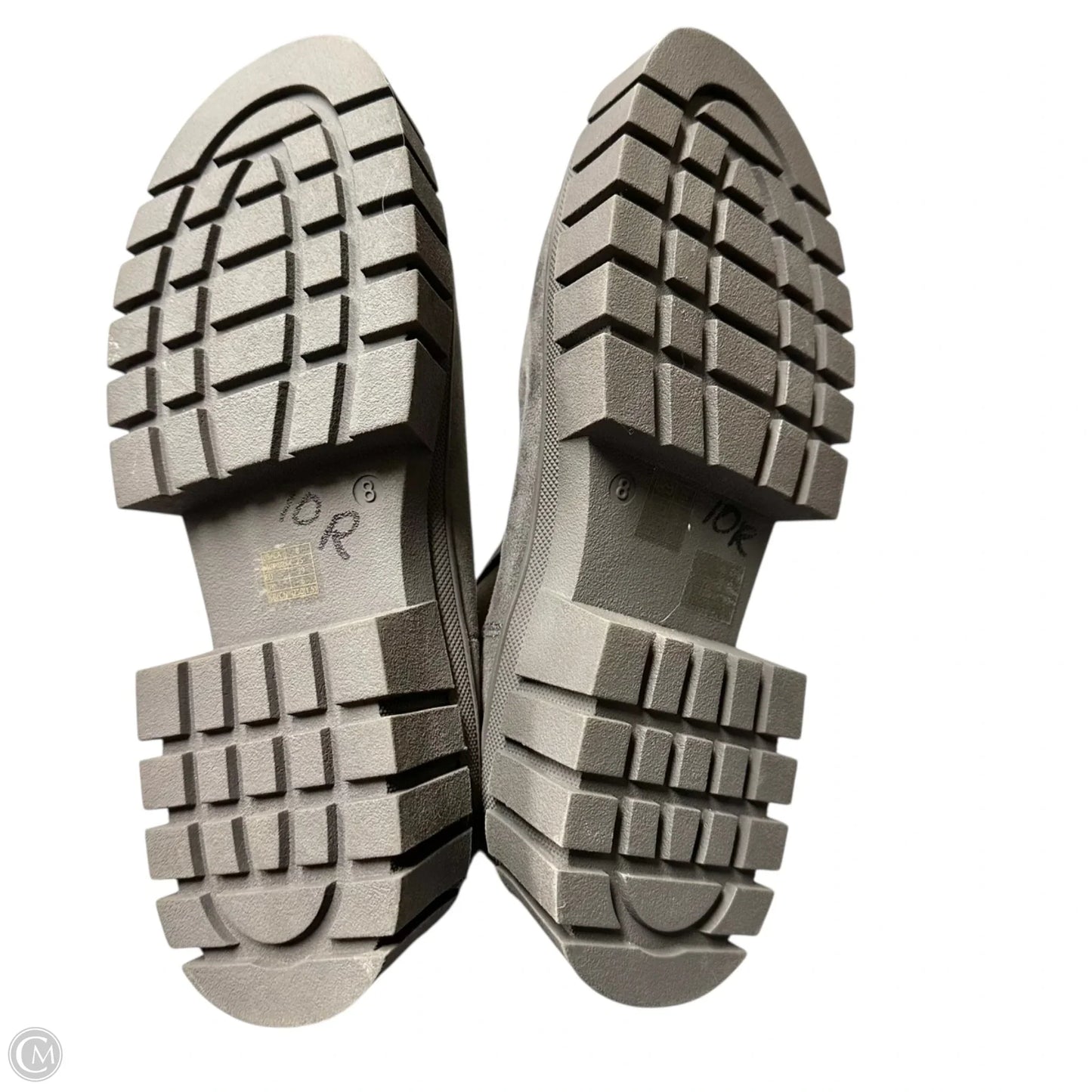 Boots Ankle Heels By Redtop In Grey, Size: 8