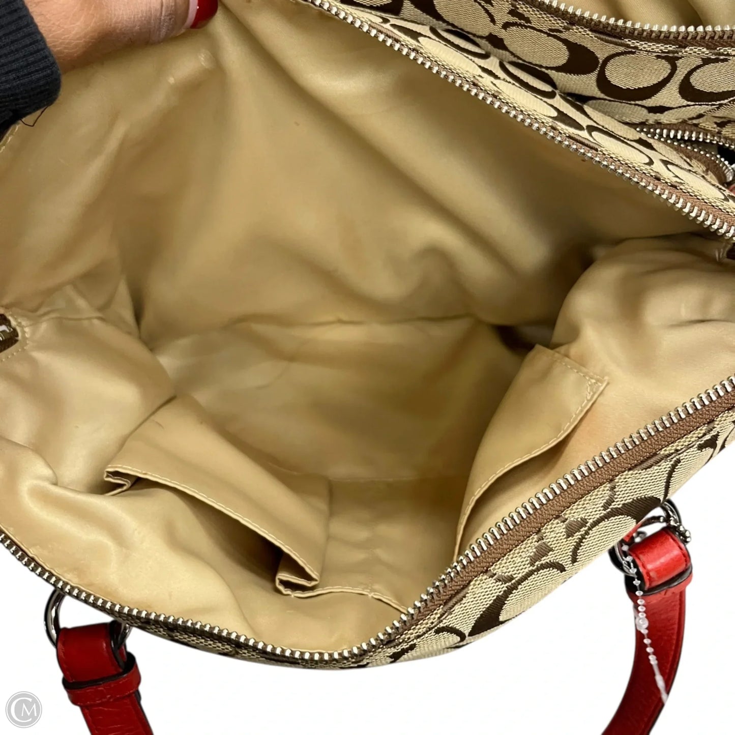 Handbag Designer By Coach, Size: Medium