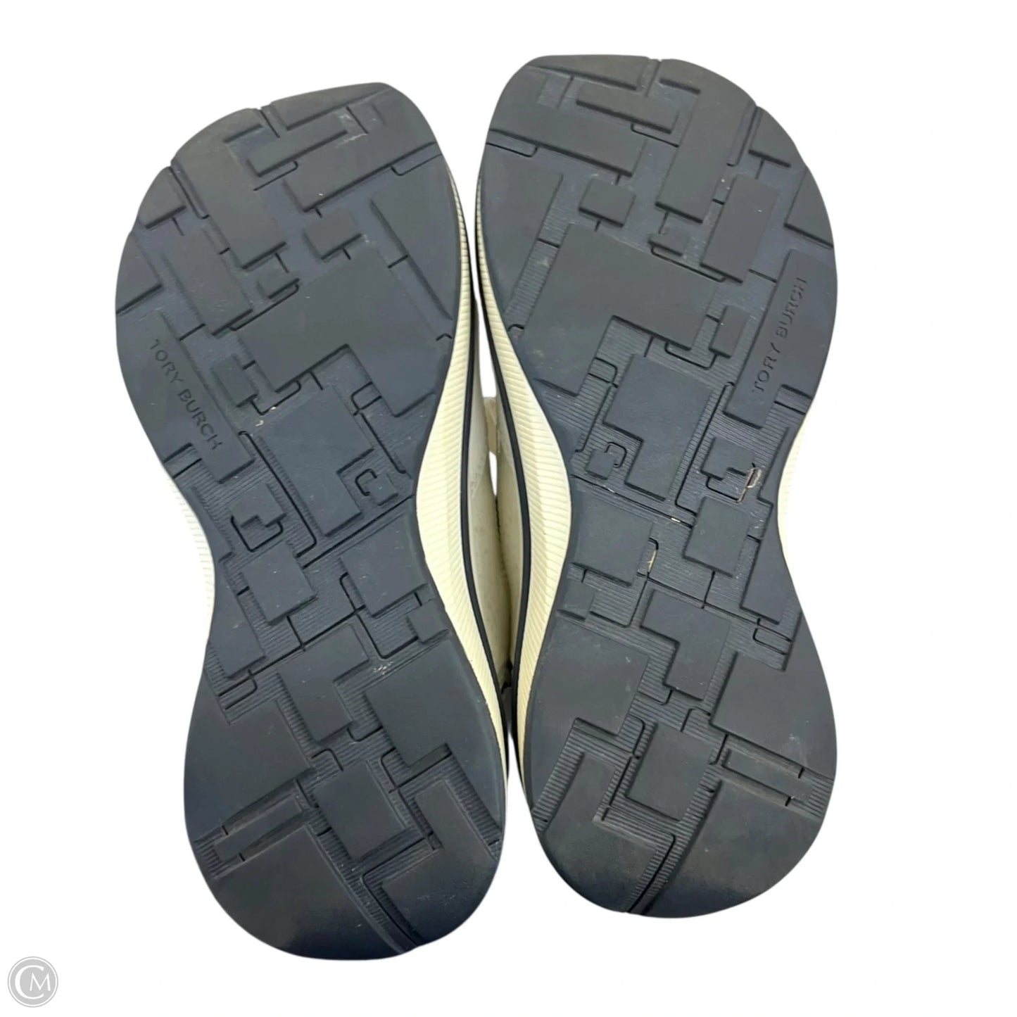 Shoes Designer By Tory Burch In Black & Cream, Size: 6.5