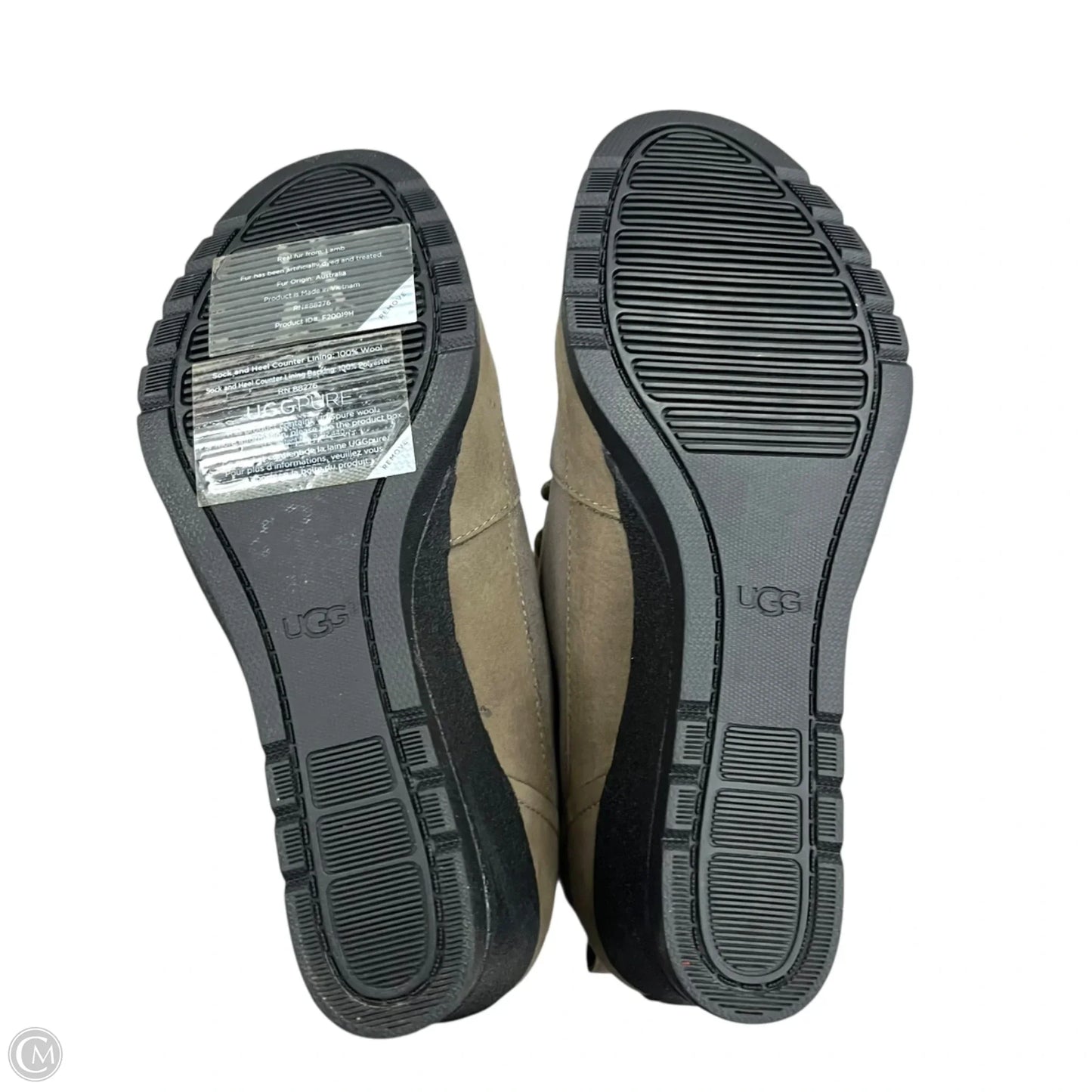 Boots Designer By Ugg In Grey, Size: 8