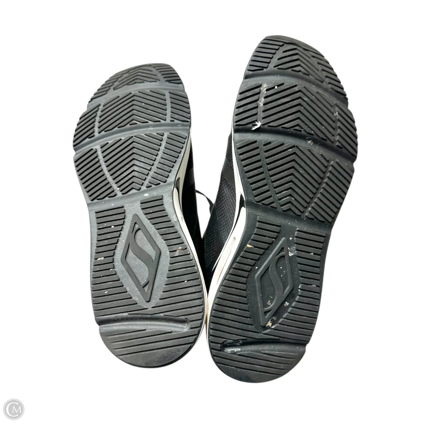 Shoes Athletic By Skechers In Black & Pink, Size: 10