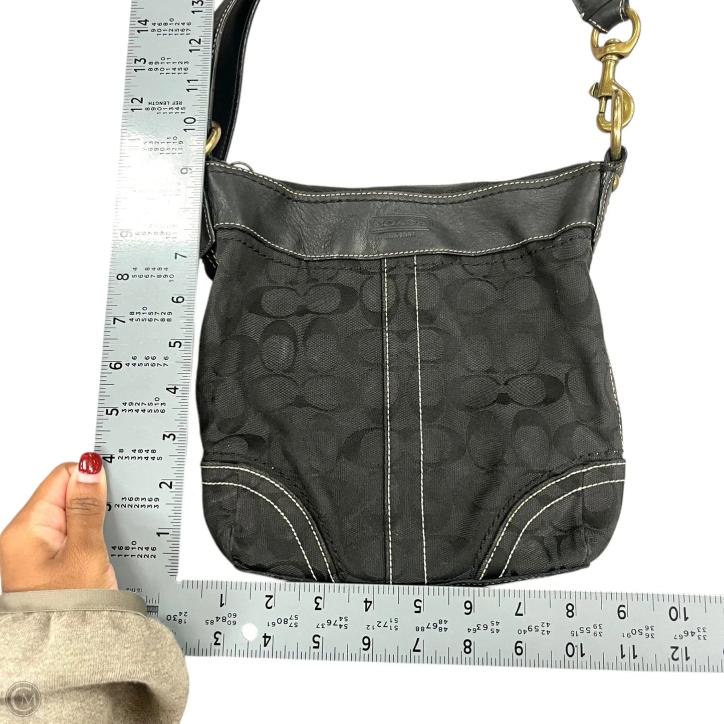 Crossbody Designer By Coach, Size: Medium