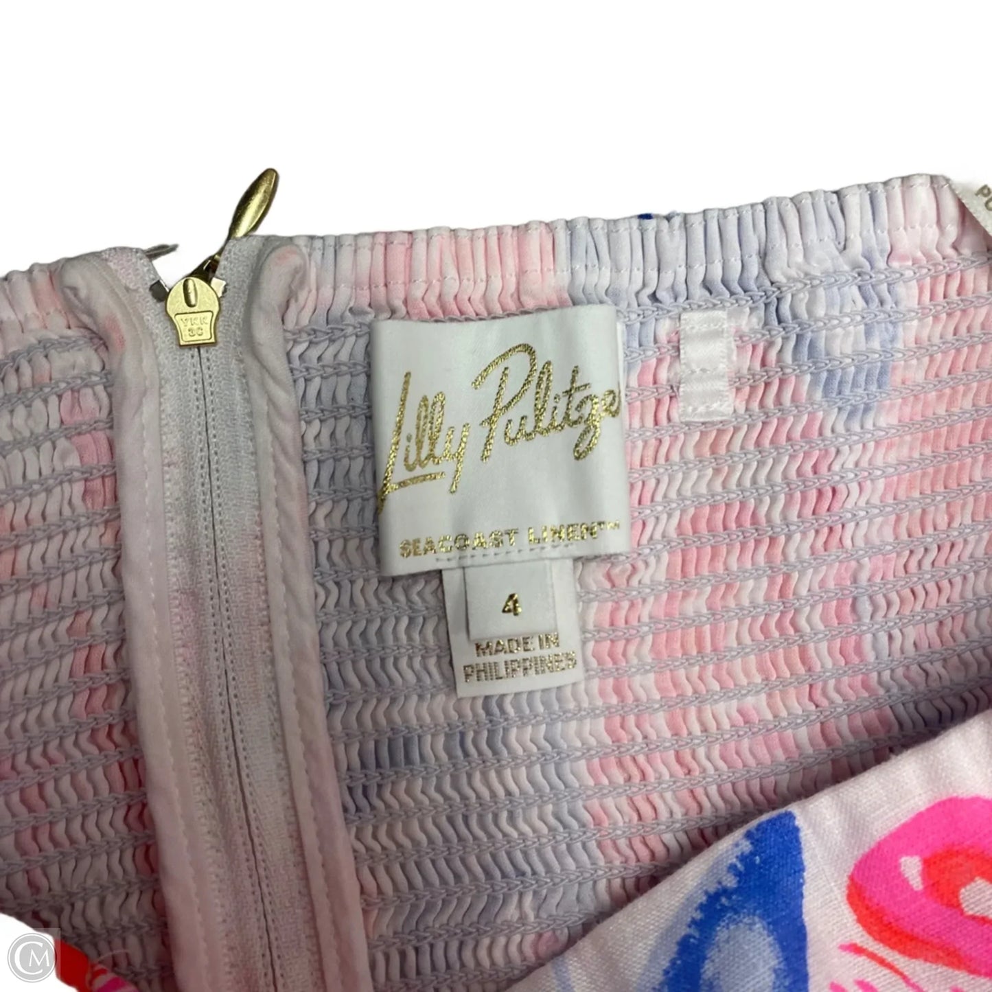 Dress Designer By Lilly Pulitzer In Blue & Pink, Size: S